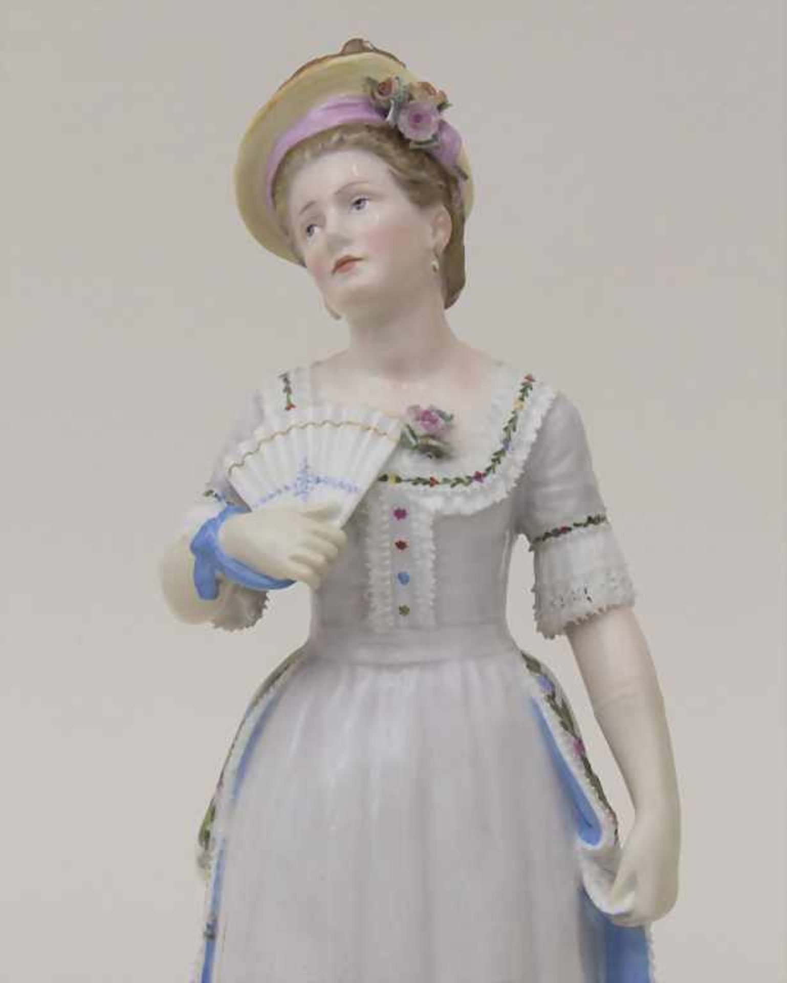 Seltene Figur der Schauspielerin 'Ada Cavendish' / A rare figure of the actress 'Ada Cavendish', - Bild 5 aus 10