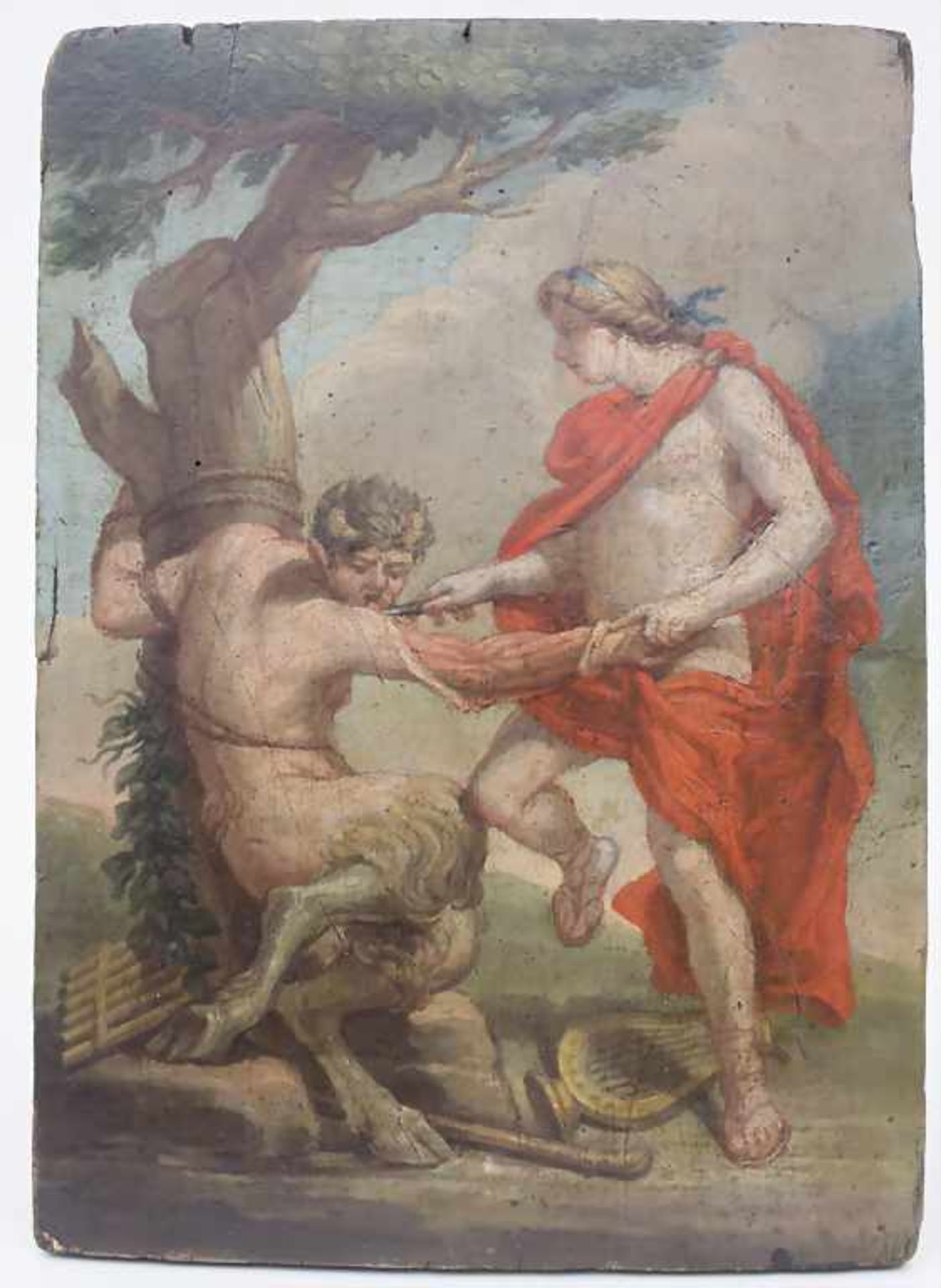 Künstler des 18. Jh., 'Apollon häutet den Satyr Marsyas' / 'Apoll skins the satyr Marsyas'<b