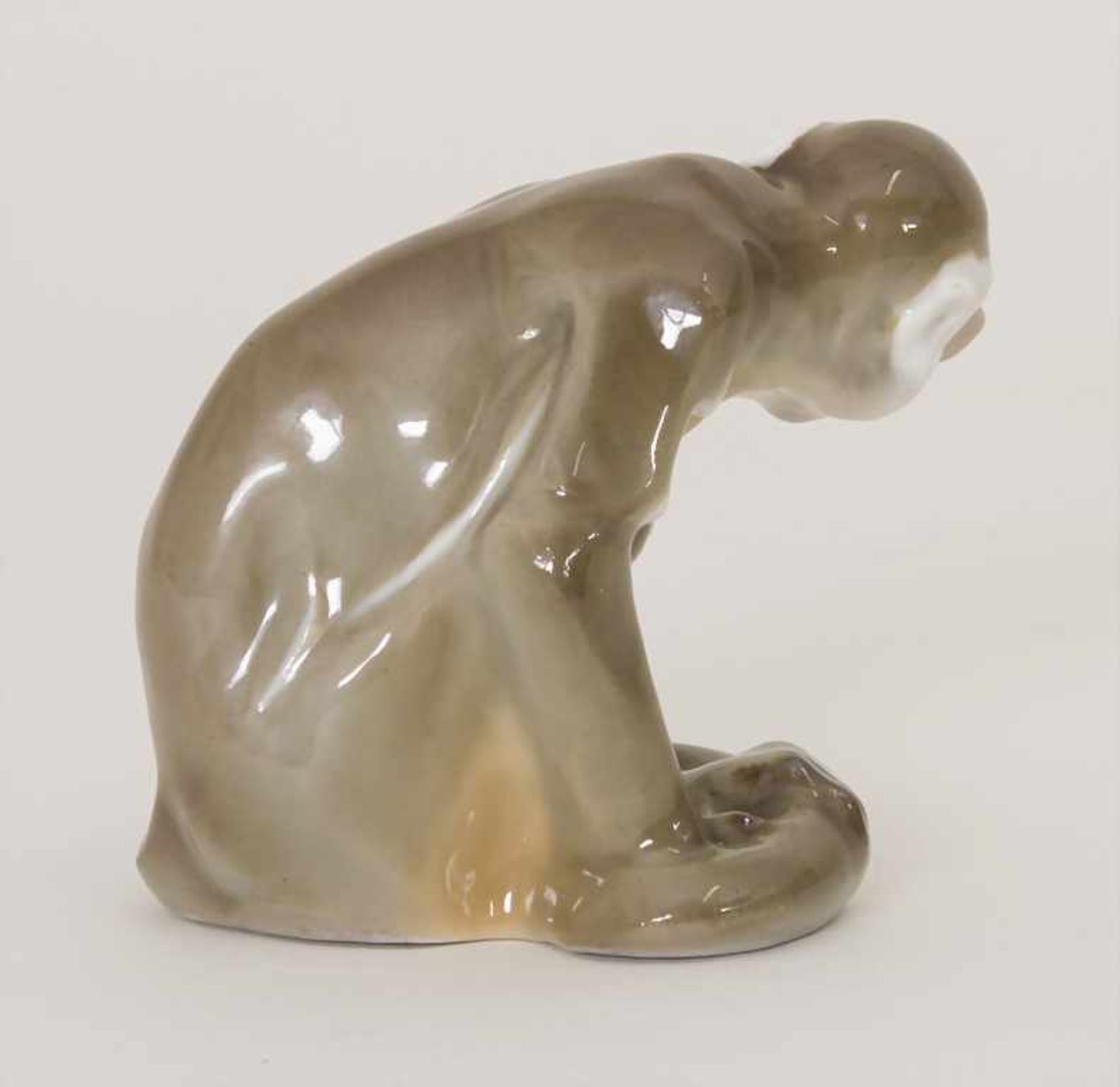 Jugendstil-Tierfigur eines Kapuzineräffchens / An Art Nouveau animal figurine of a capuchin - Bild 3 aus 5