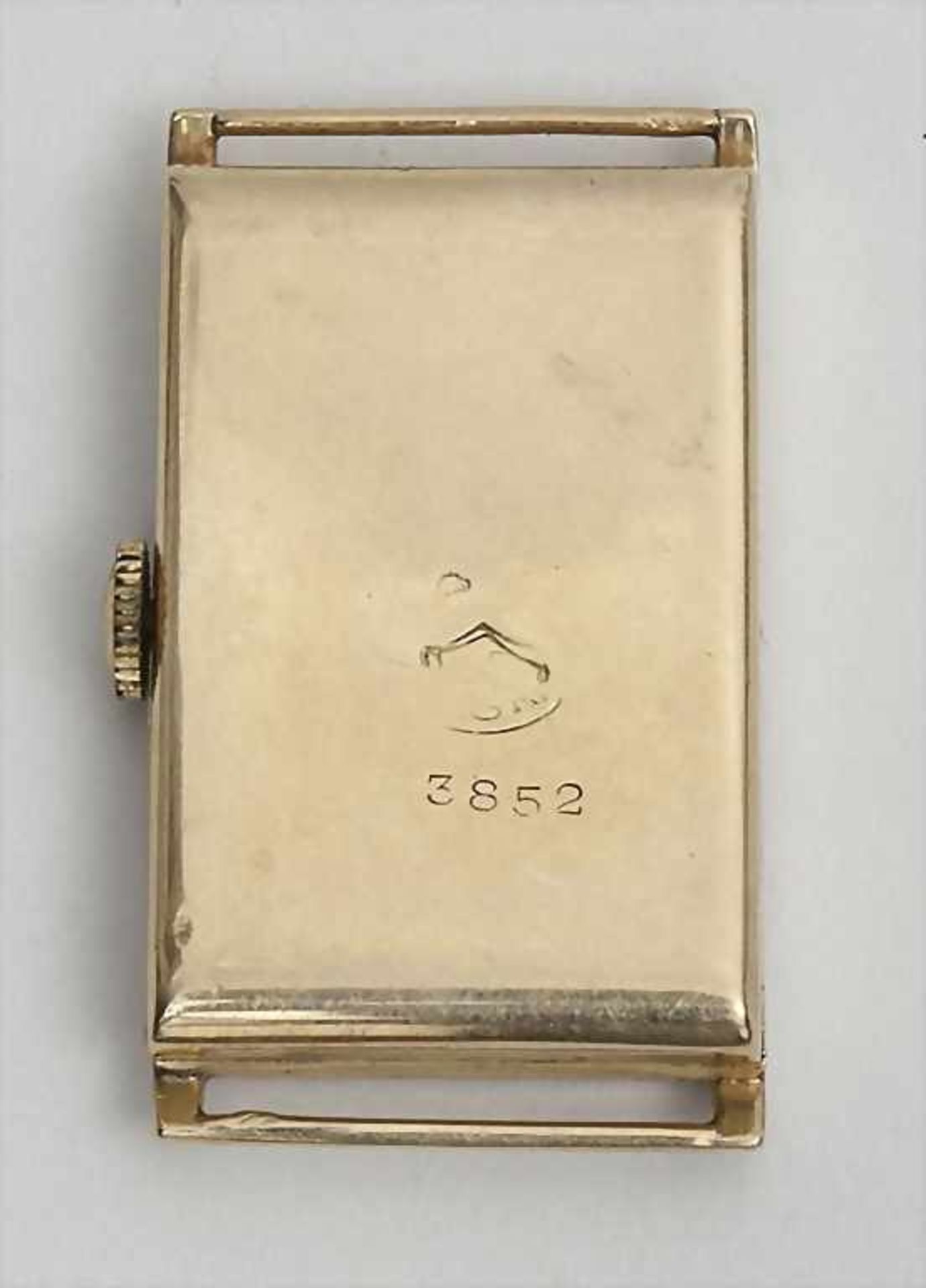 Art Decó Herrenarmbanduhr, Wrist Watch, Swiss, ca. 1925< - Bild 2 aus 3