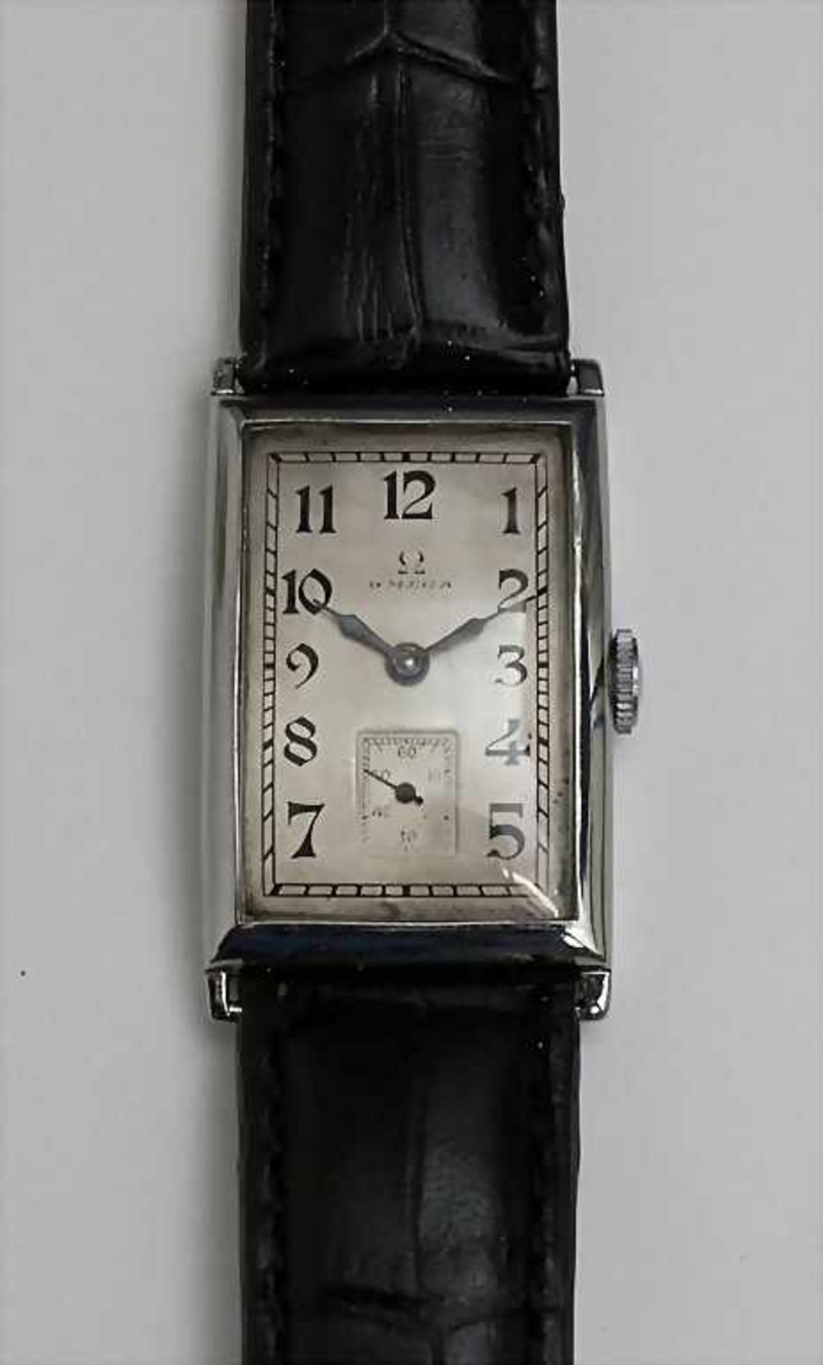 Art Déco-Armbanduhr/Art Déco Wristwatch, Omega, Schweiz um 1935<b