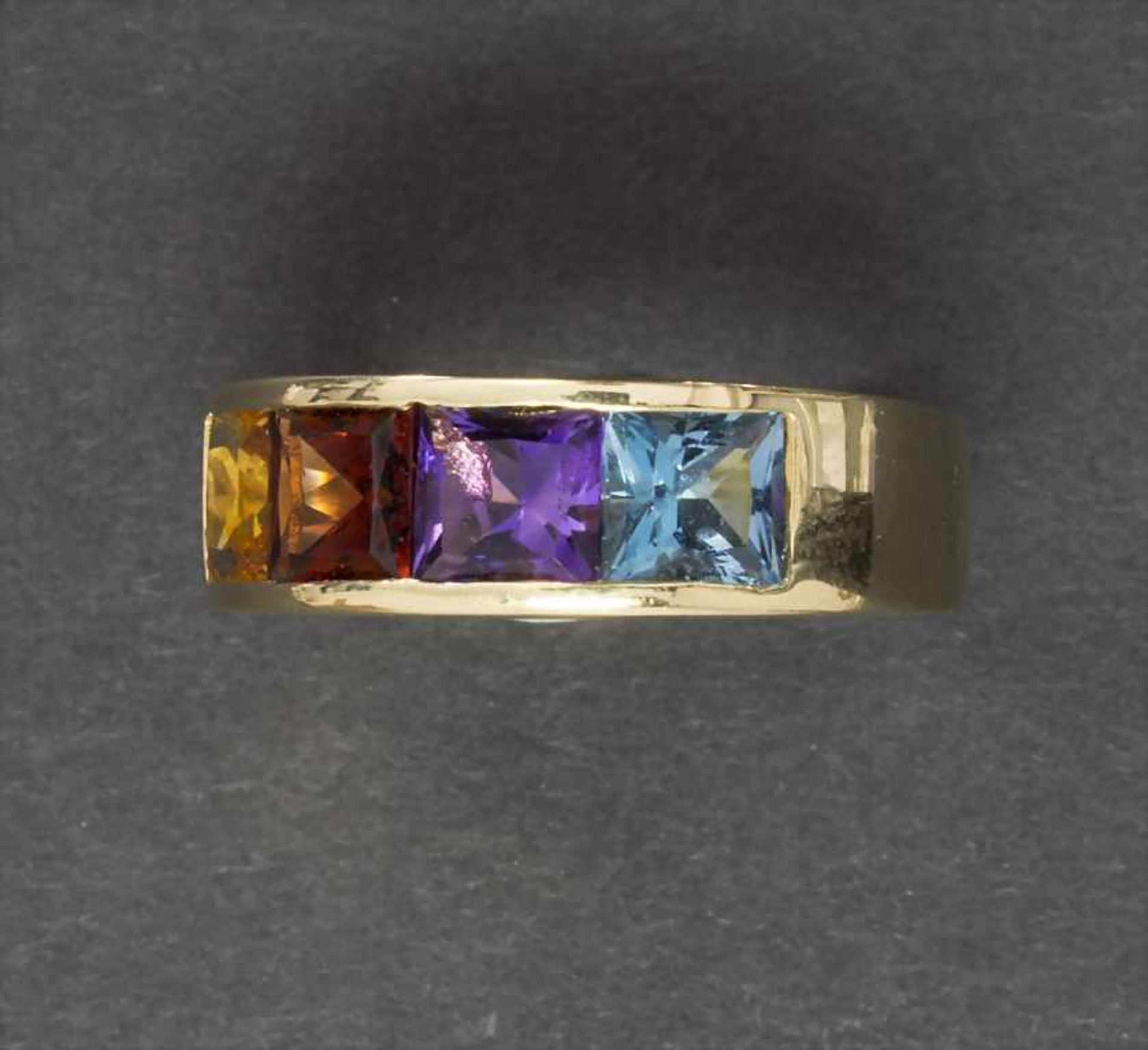 Damenring mit Edelsteinen / A ladies ring with gemstones - Image 2 of 4