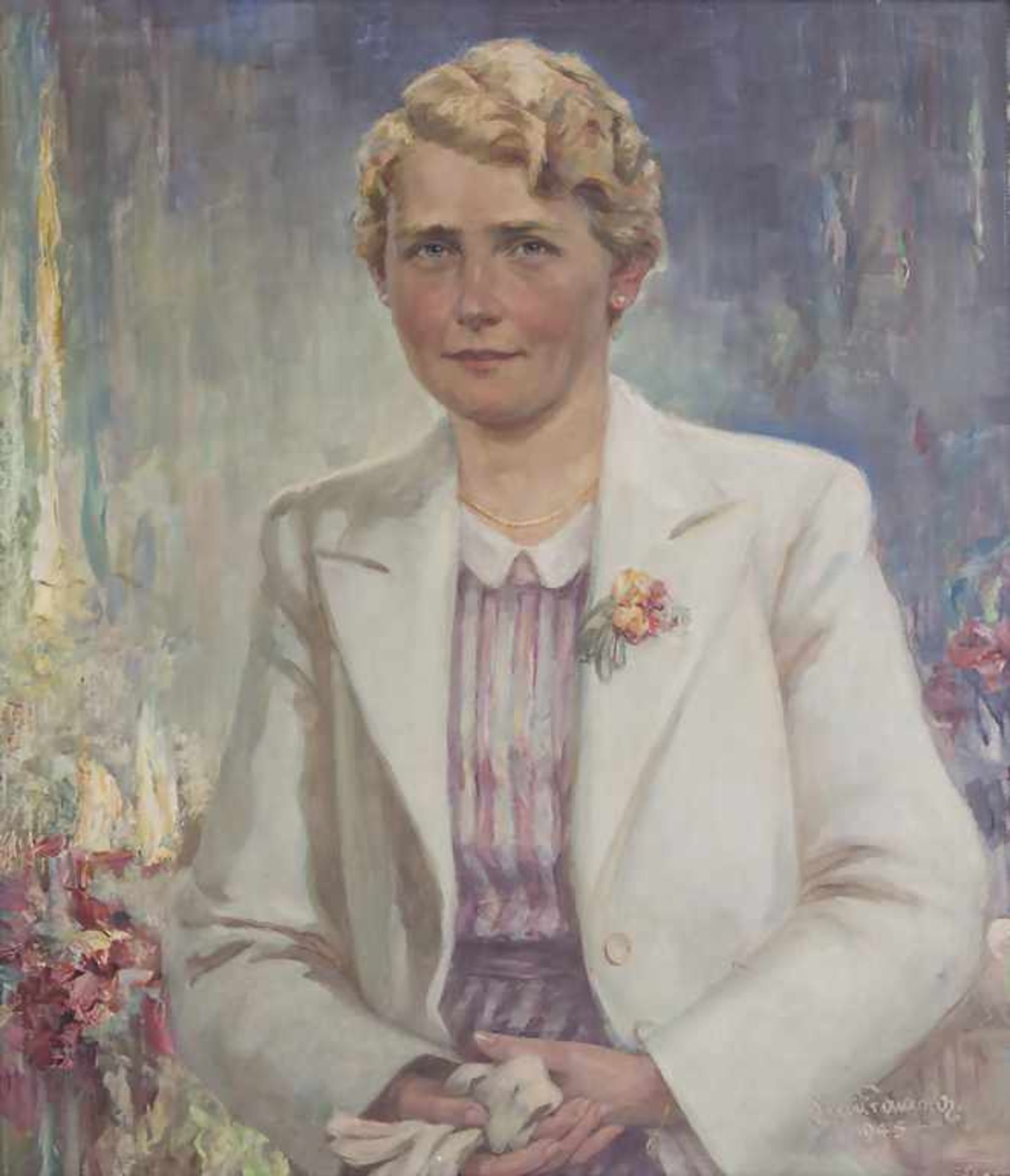 Emil Firnrohr (1881-1968), 'Porträt einer Dame' / 'A portrait of a lady'<