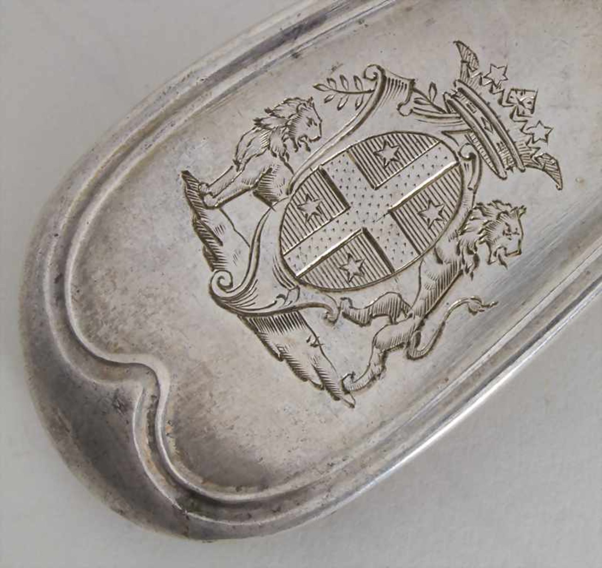 Restbesteck / 8 pieces of silver cutlery, Paris, um 1800 - Bild 3 aus 6