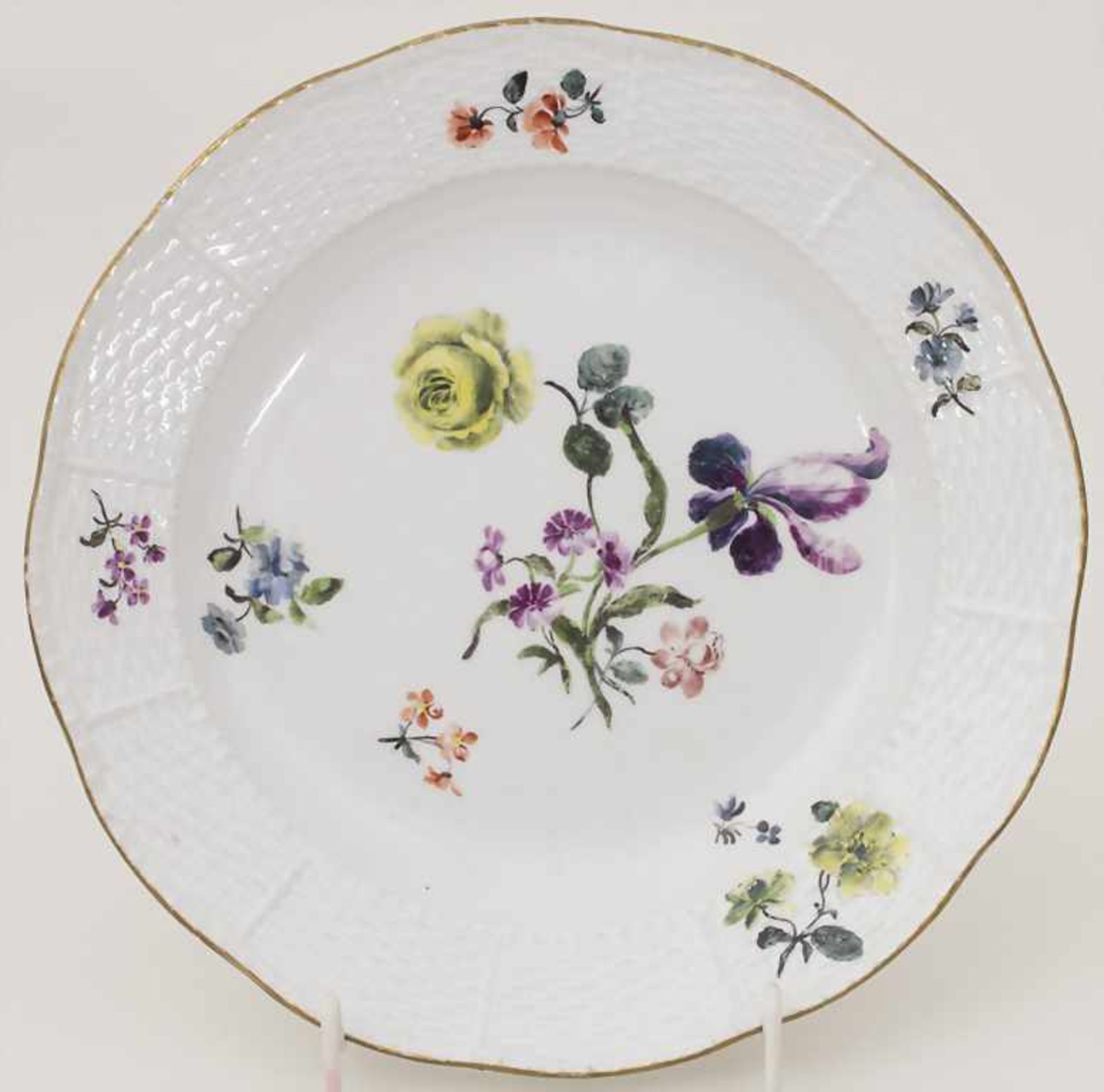 2 Teller / Two plates, Meissen, um 1760 - Bild 2 aus 7