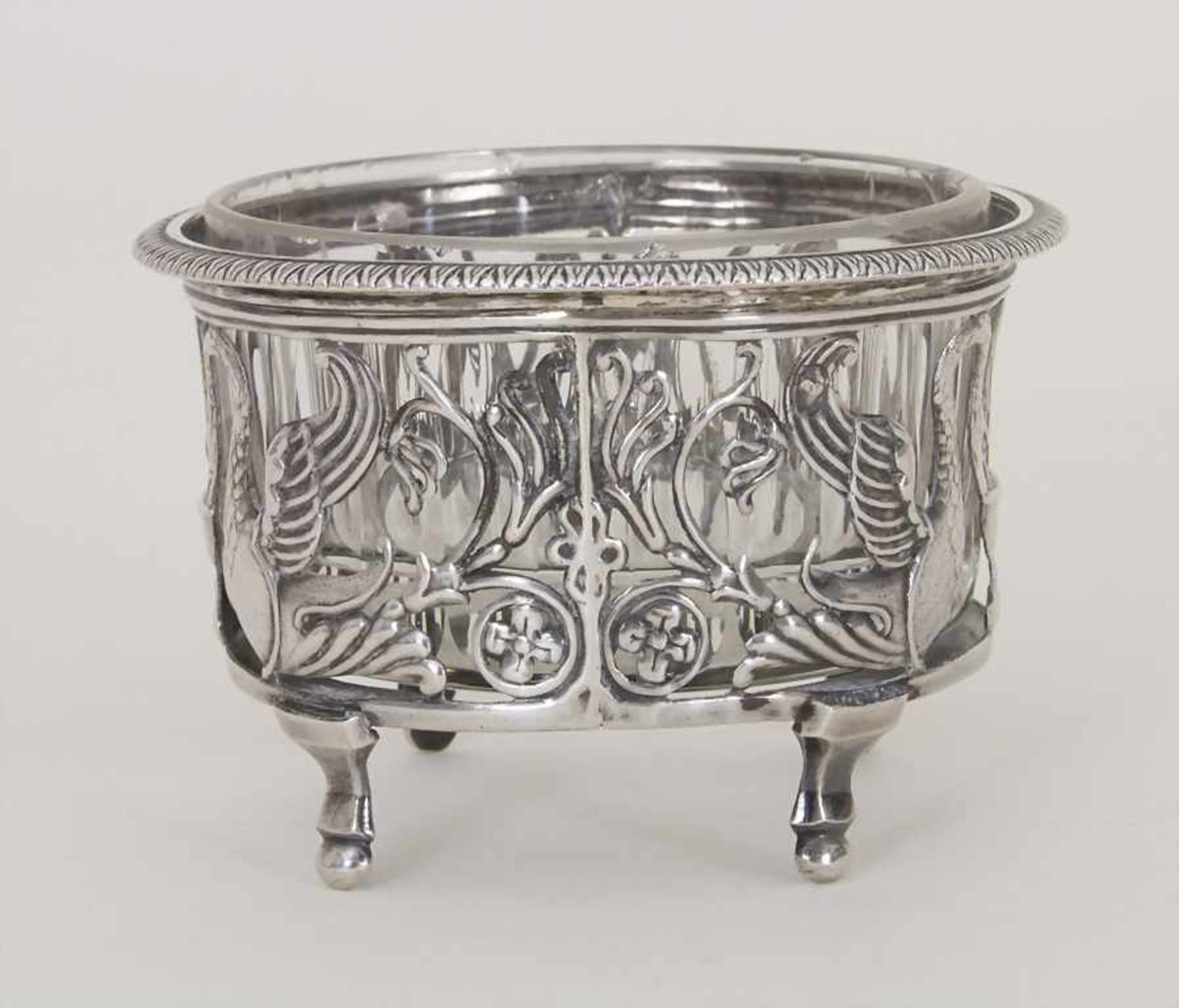 Empire Saliere / A silver empire open salt cellar, André-Constant Morlingham, Paris, um 1798- - Bild 2 aus 9