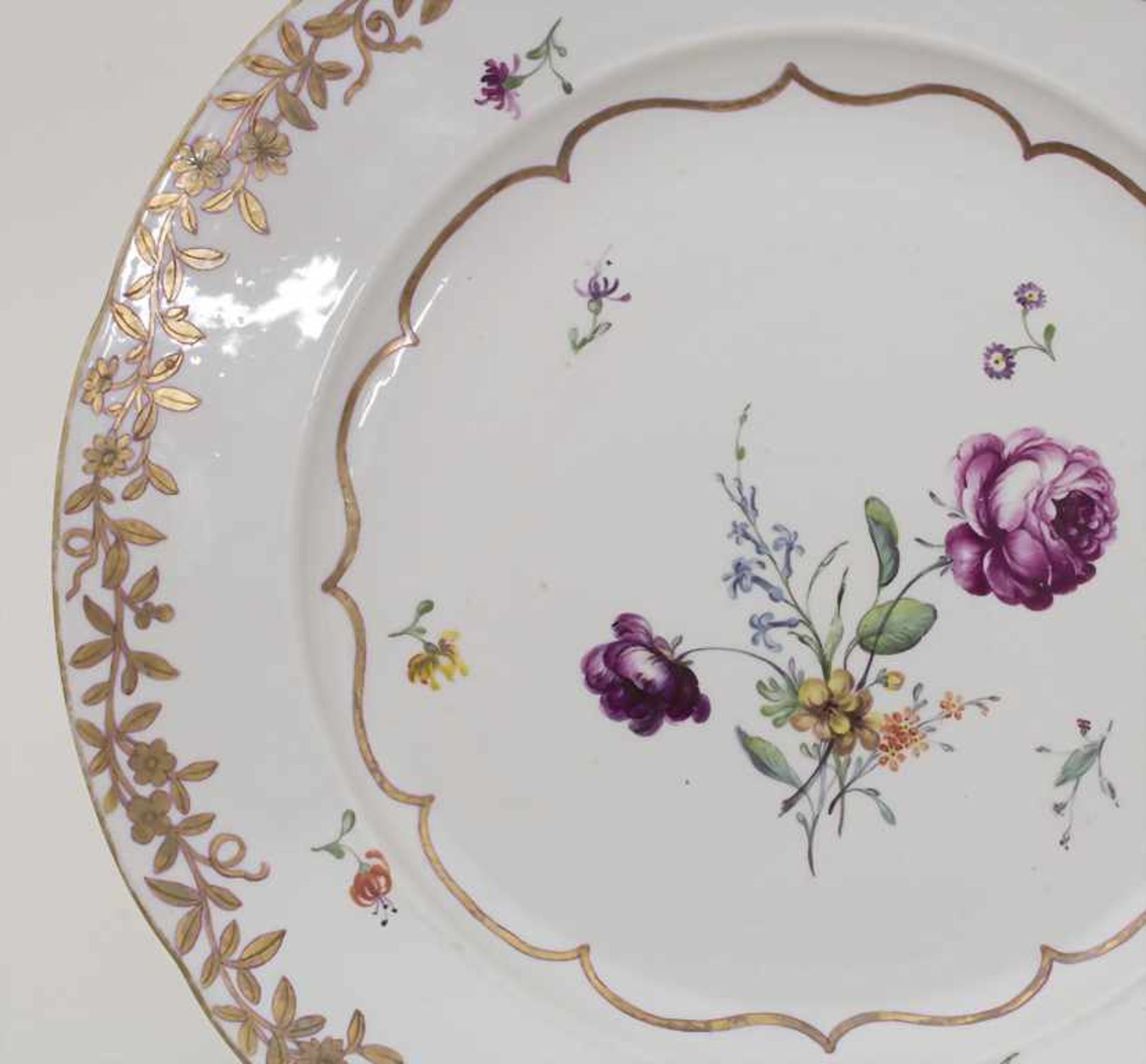 Teller / A plate, Frankenthal, um 1775 - Bild 2 aus 7