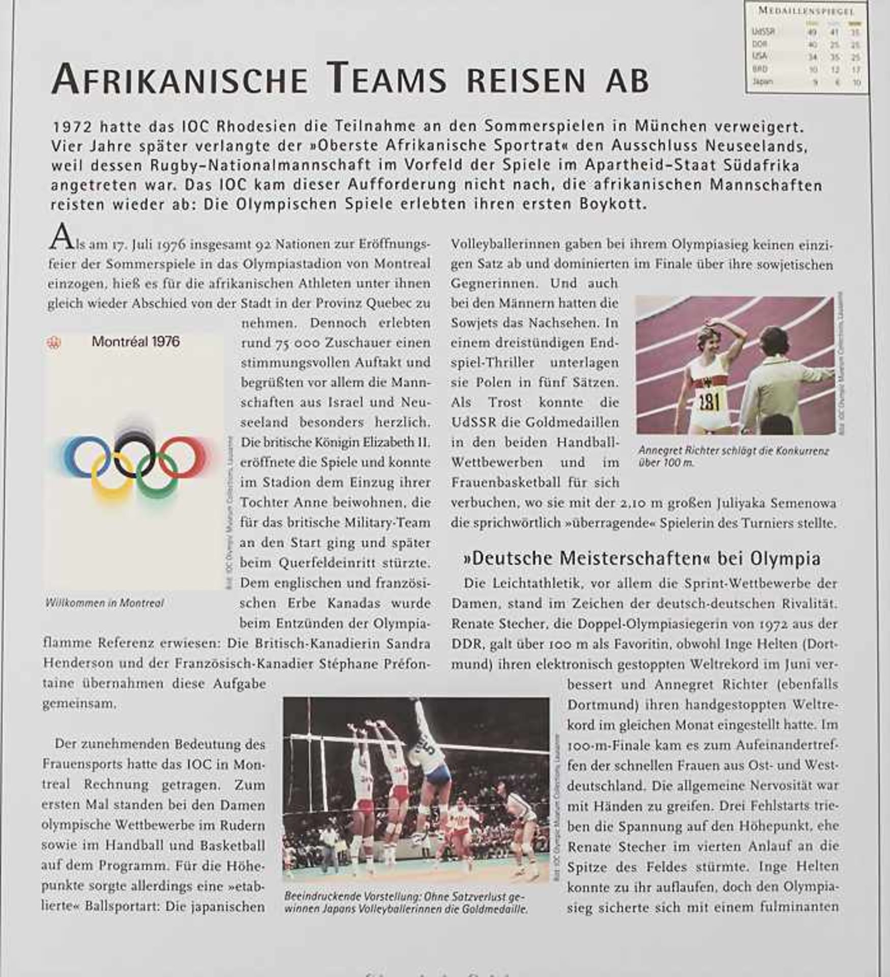 Briefmarken Themensammlung 'Olympische Spiele 1948 - 2004' - Bild 2 aus 4