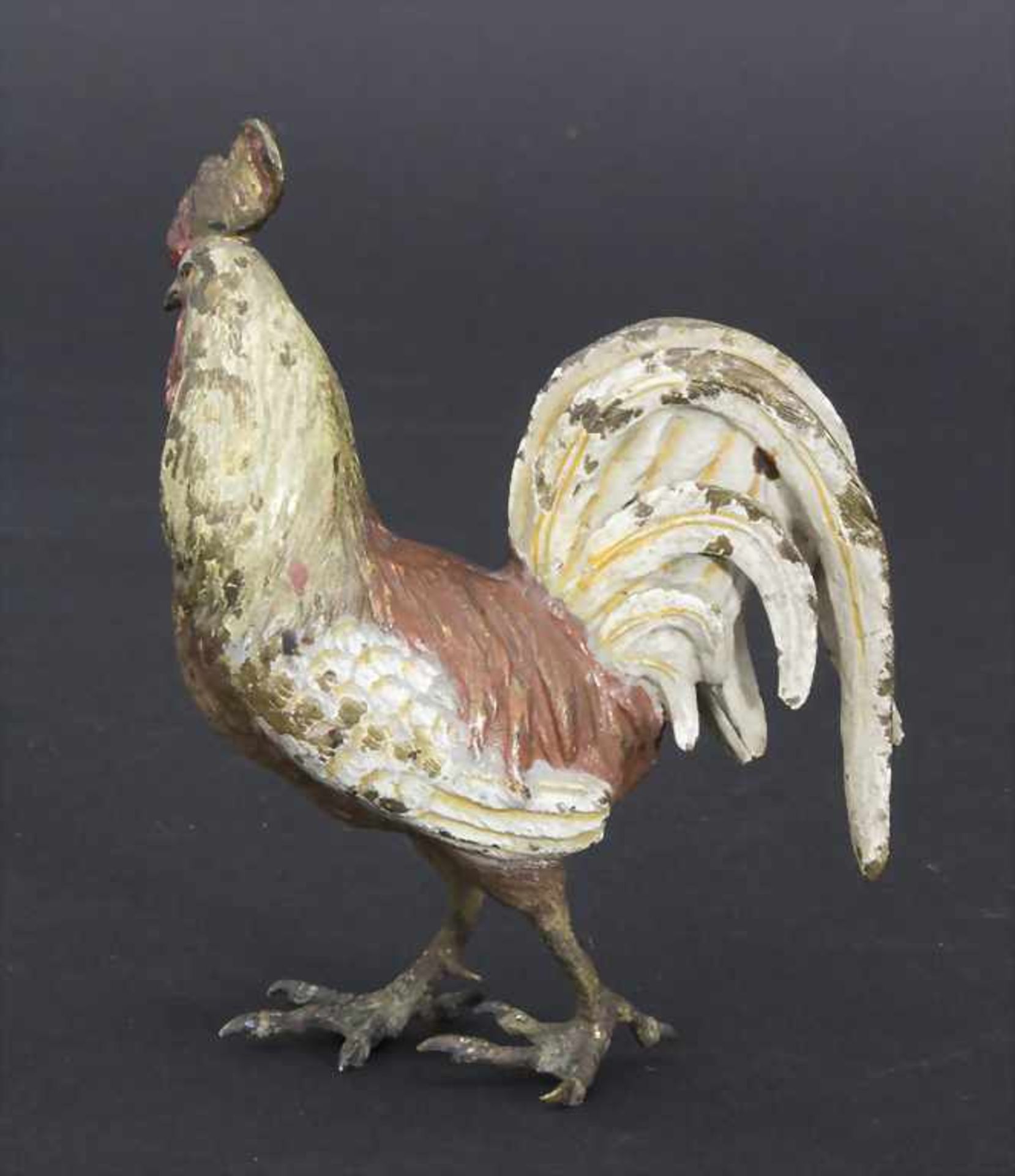 Wiener Bronze, 'Gockelhahn', wohl Bergmann Franz, 1. Hälfte 20. Jh.< - Image 2 of 5