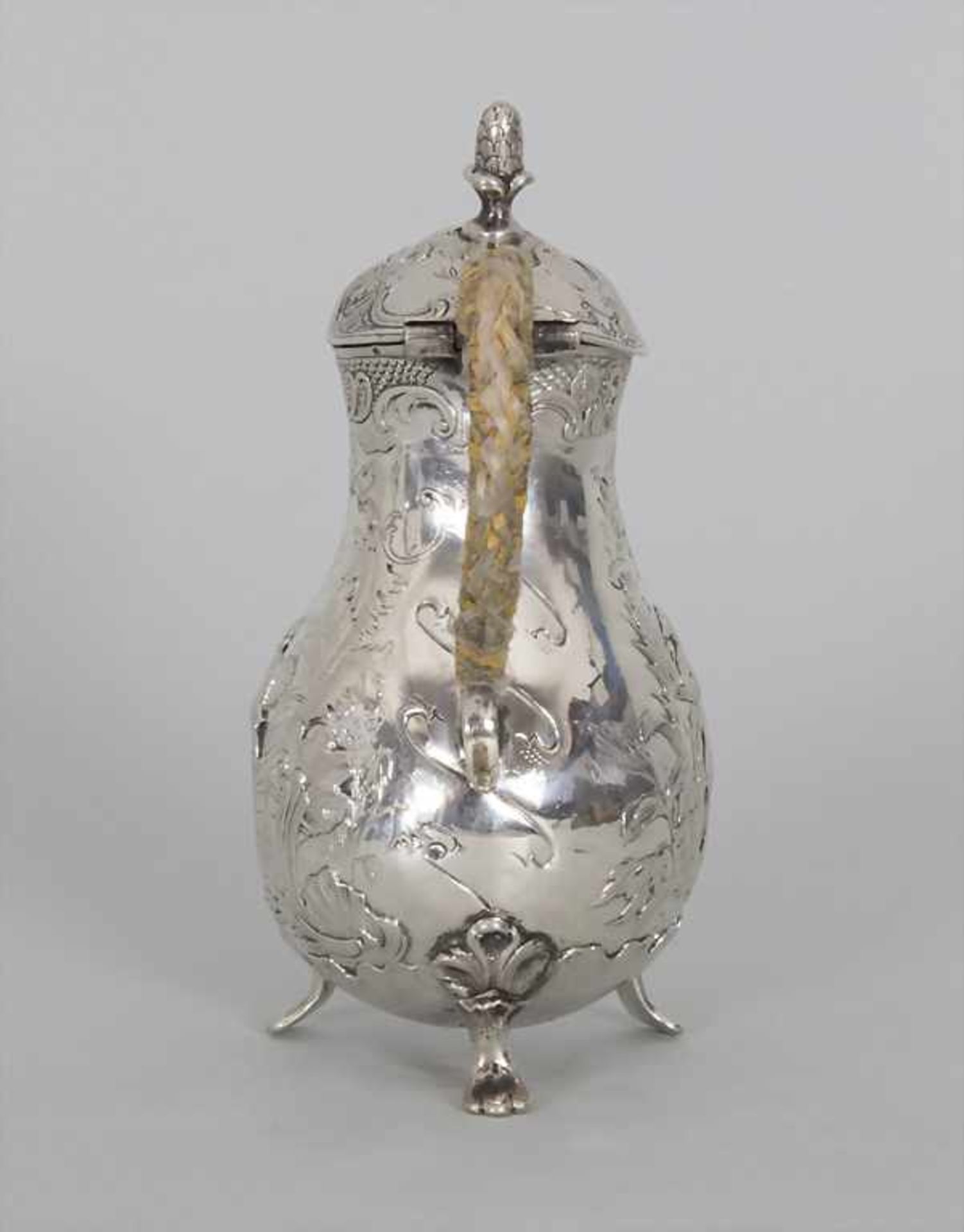 Kleiner Rokoko Krug / A small Rococo silver jug, Spanien, 18. Jh. - Bild 4 aus 10