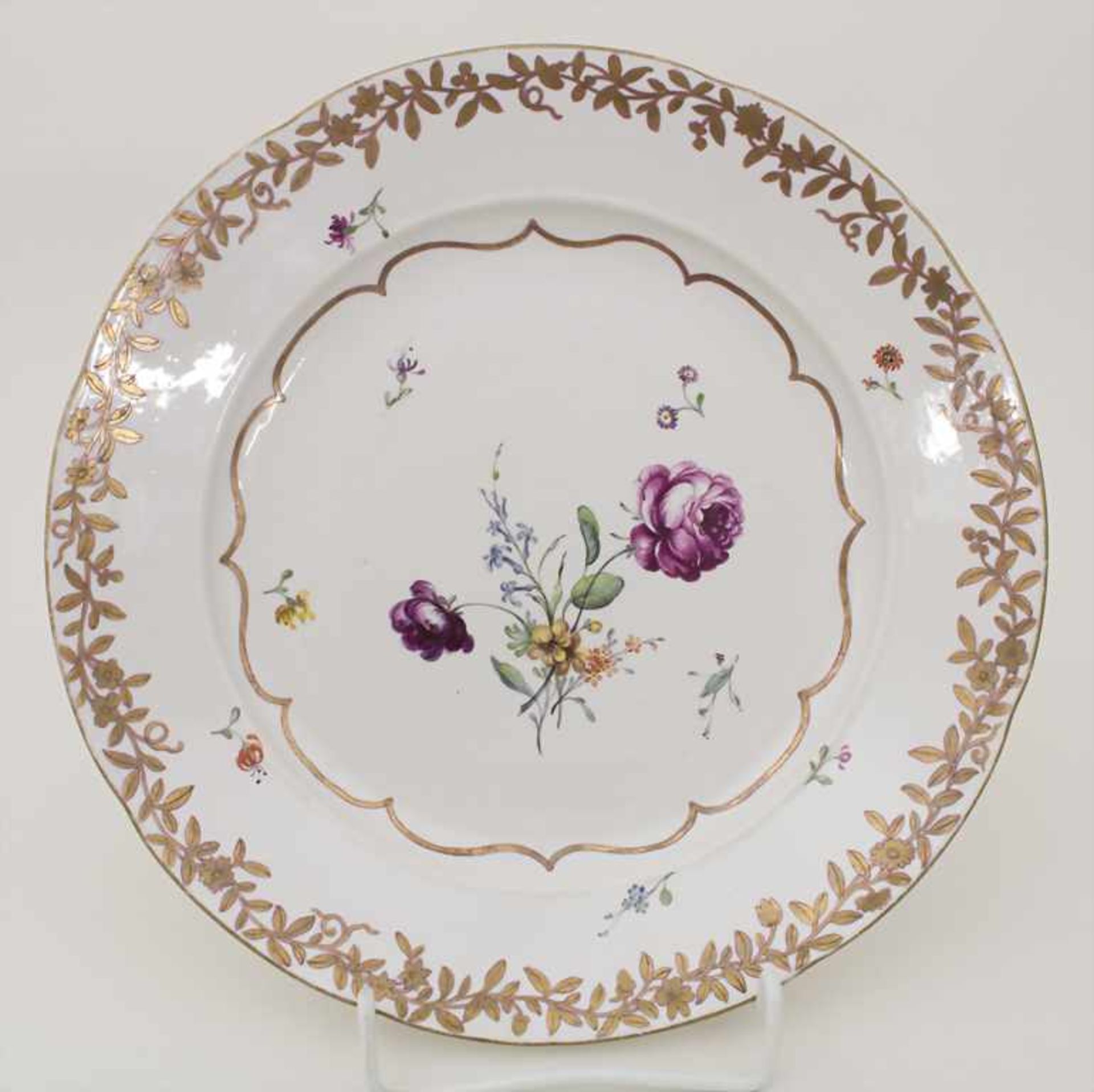 Teller / A plate, Frankenthal, um 1775