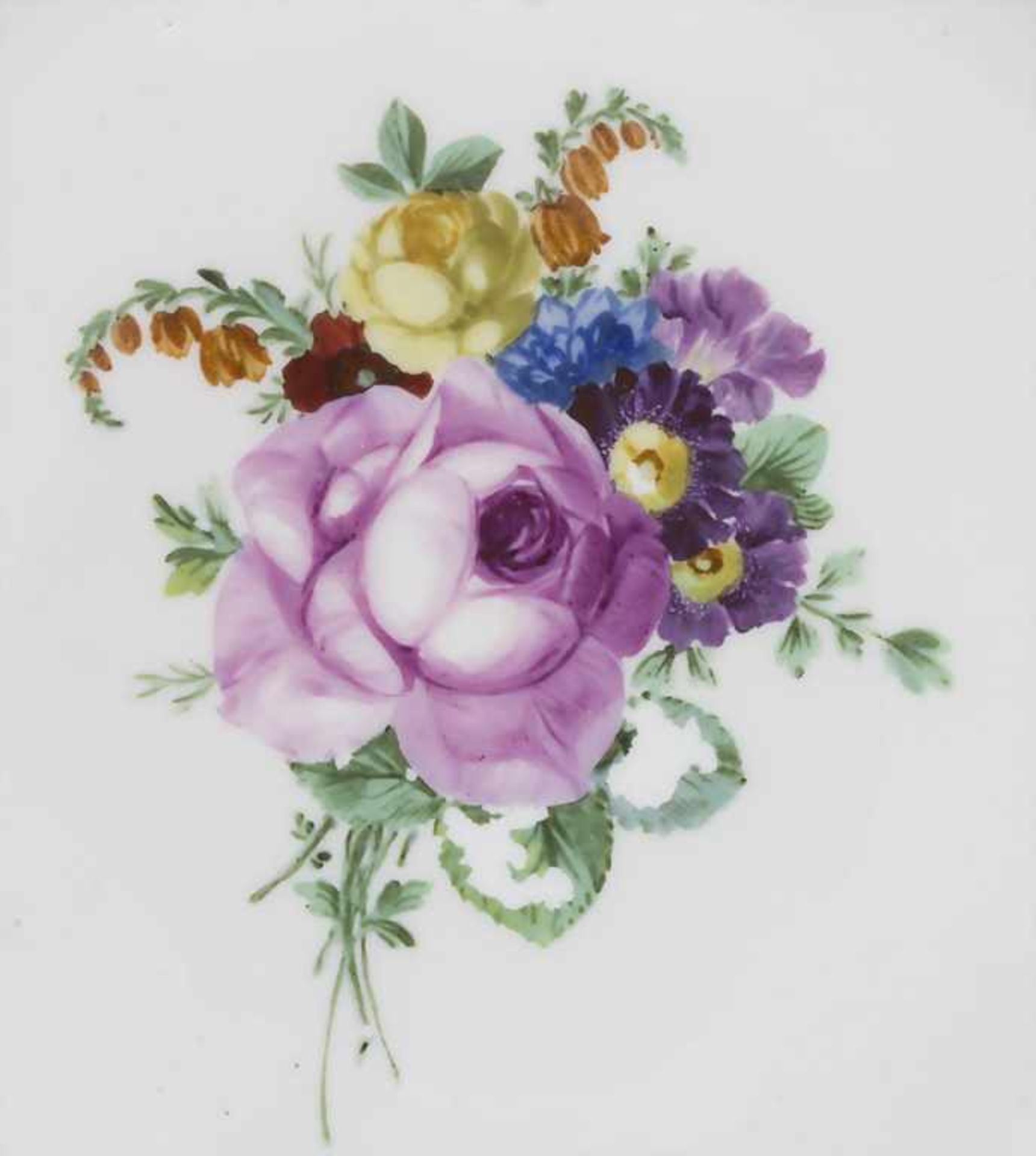 Rokoko Teller / A Rococo plate, Meissen, 1763-1773 - Image 2 of 5