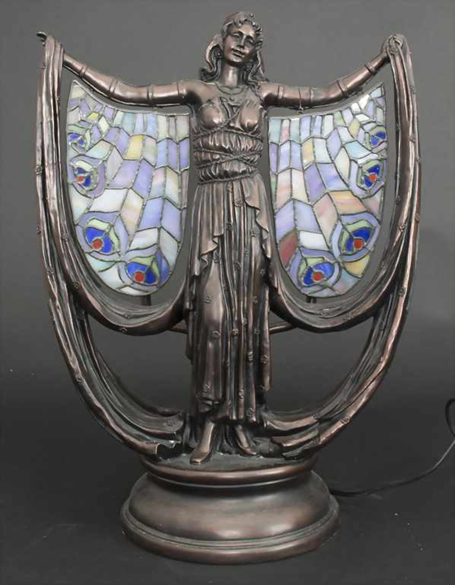 Figurenlampe im Jugendtil / A figure lamp in the style of Art Nouveau