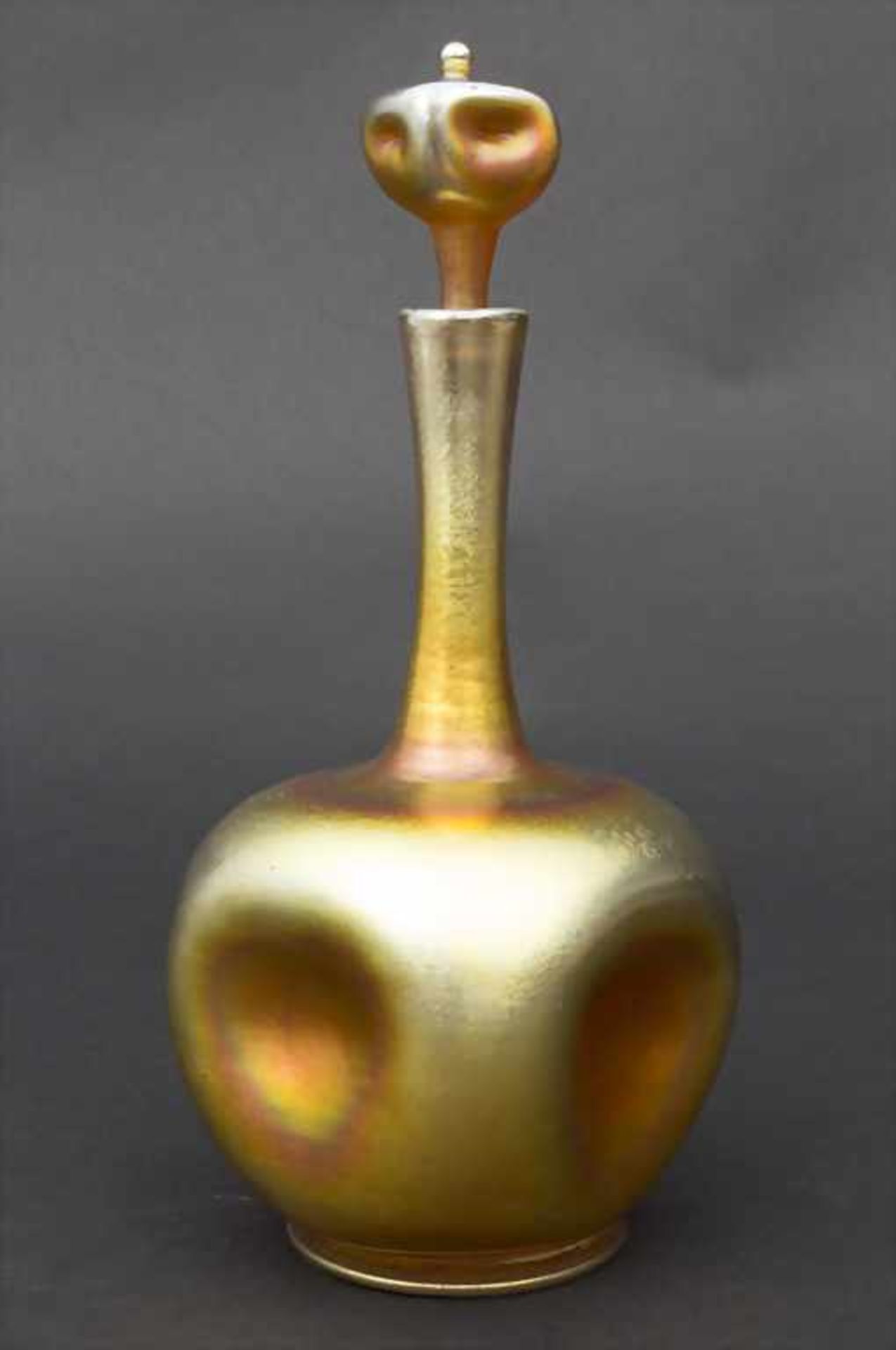 Karaffe mit 5 Bechern / A carafe with 5 beakers, LOUIS COMFORT TIFFANY (1848-1933) - Image 2 of 8