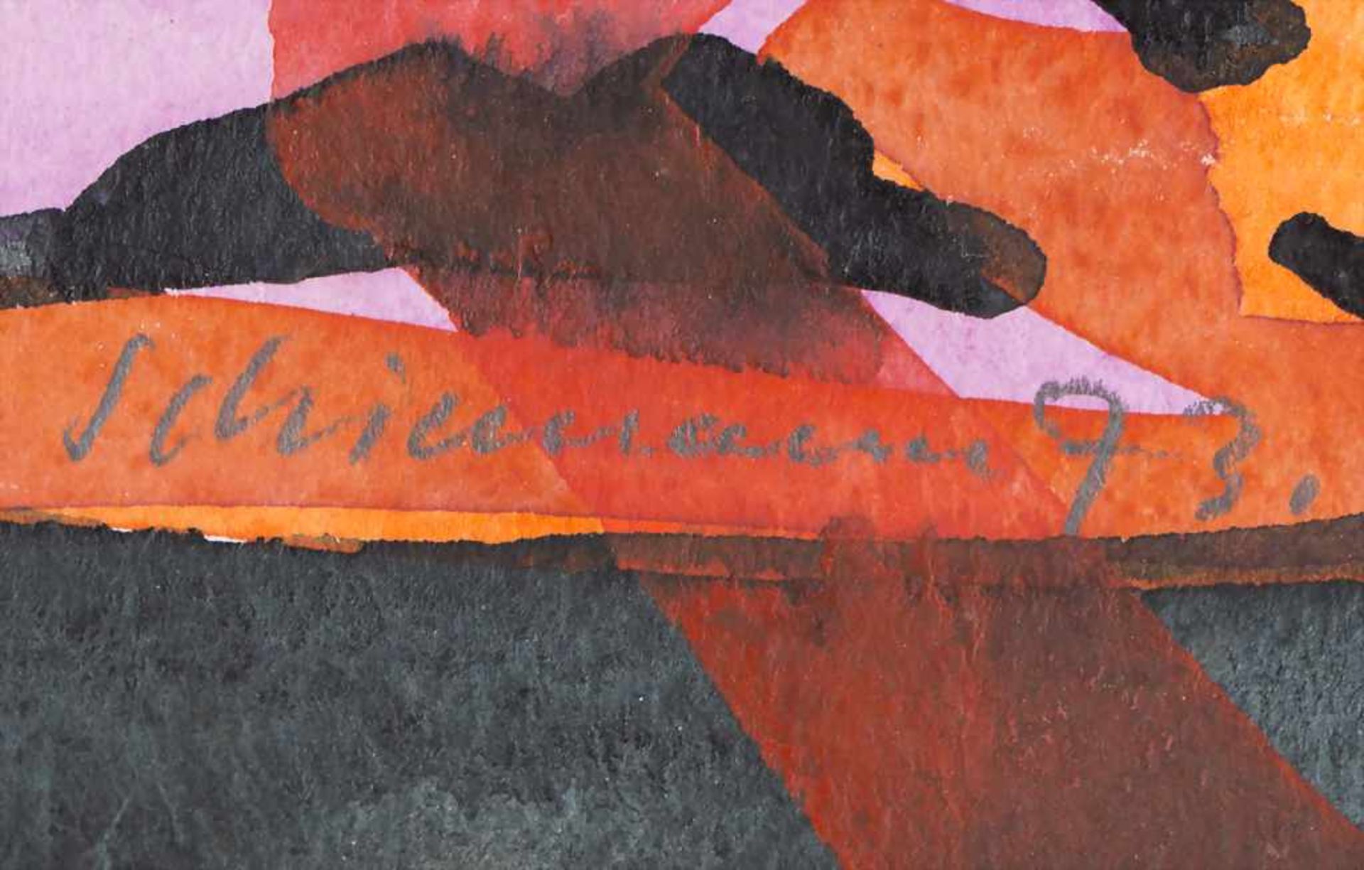 Friedrich Schiemann (1919-1991), 5 Abstrakte Kompositionen / A set of 5 abstract - Image 6 of 13