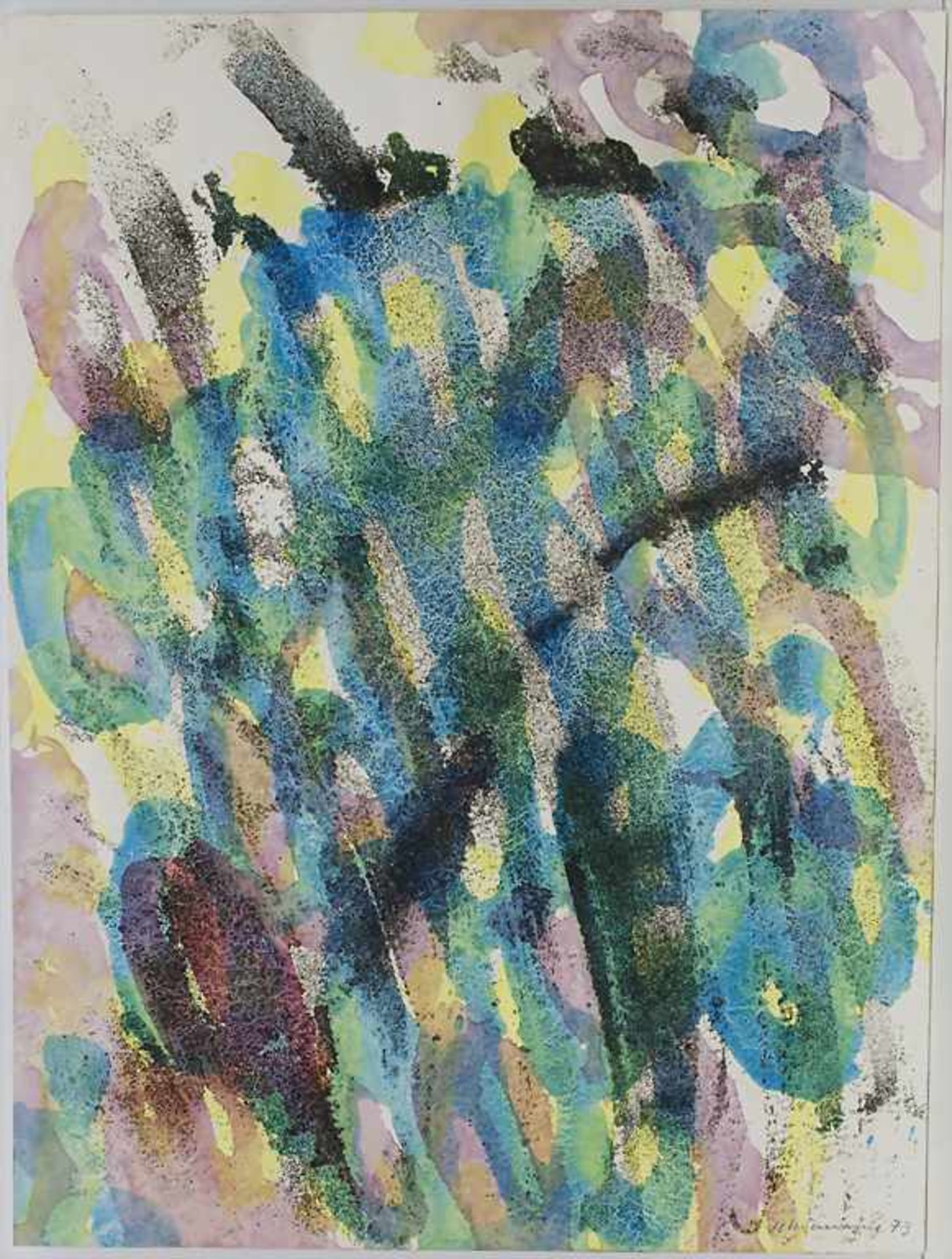 Friedrich Schiemann (1919-1991), 5 Abstrakte Kompositionen / A set of 5 abstract - Image 3 of 13