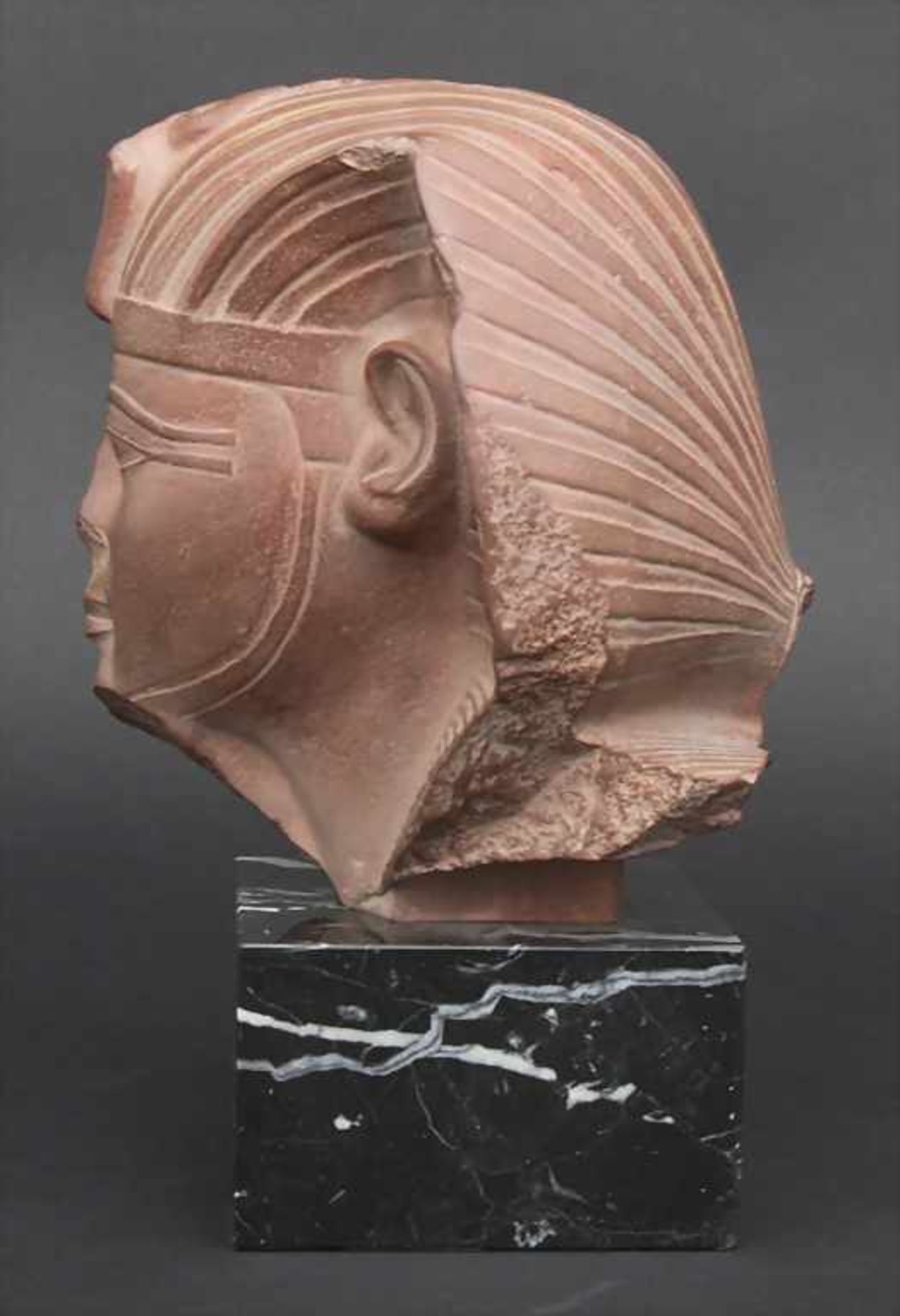 Kopf des Amenophis II / Head of King Amenhetep II, Musée du Louvre, Reproduktion, 20. Jh.< - Image 5 of 6