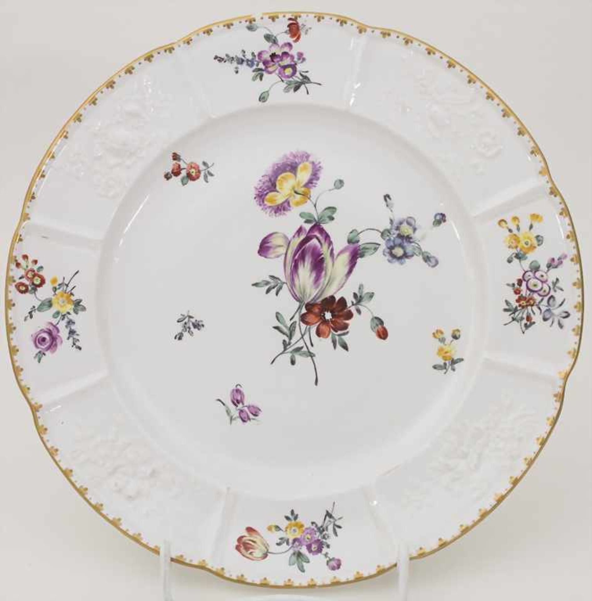 2 Teller / Two plates, Frankenthal, um 1771 - Image 8 of 12