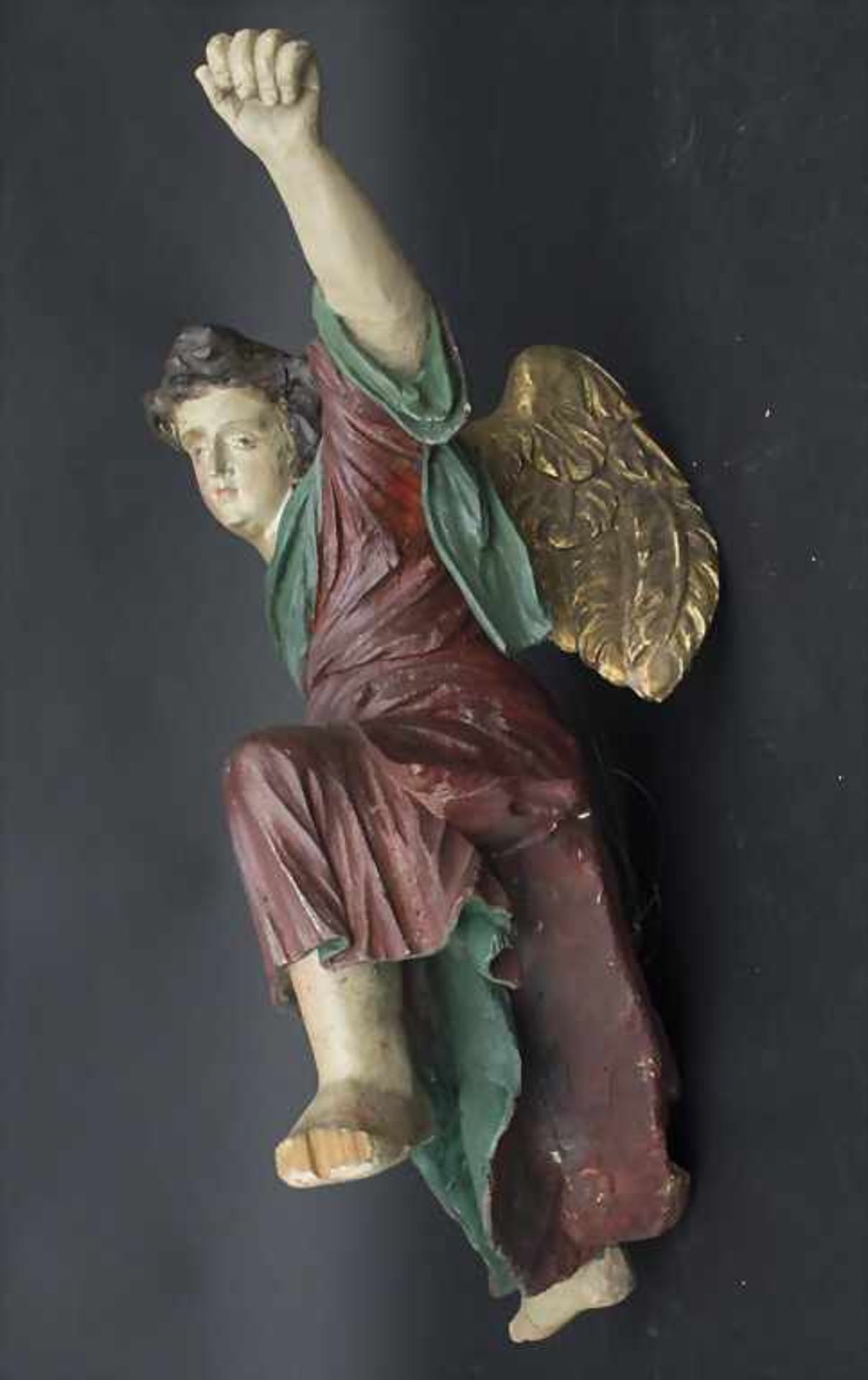 Barock-Engel / A Baroque angel, süddeutsch, 18. Jh.< - Image 2 of 7