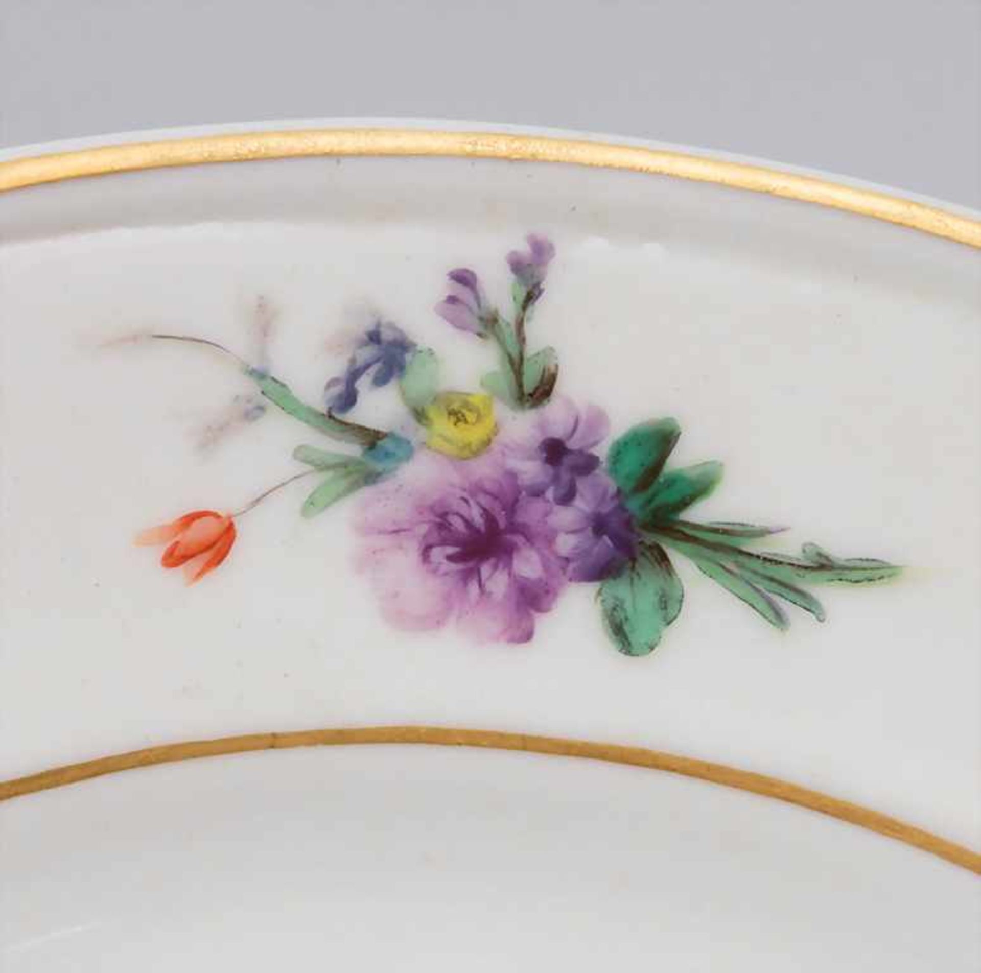 Teller / A plate, Hannong, Straßburg / Strasbourg, 1751-1754< - Bild 3 aus 7