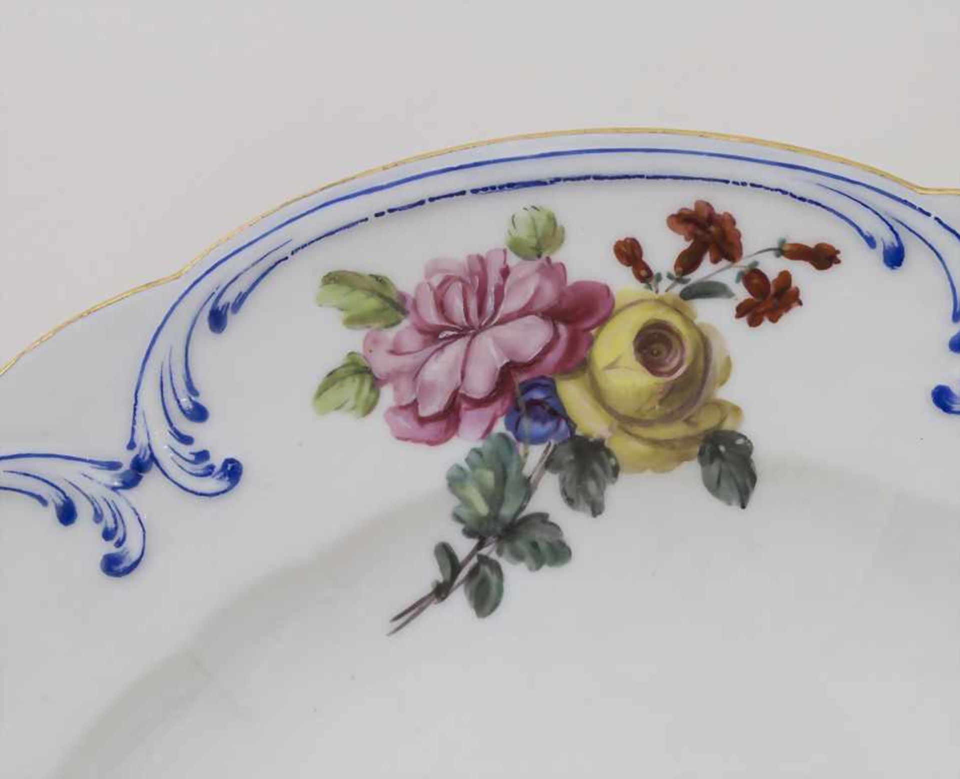 Teller / A plate, Sèvres, 1764-1778< - Image 3 of 7