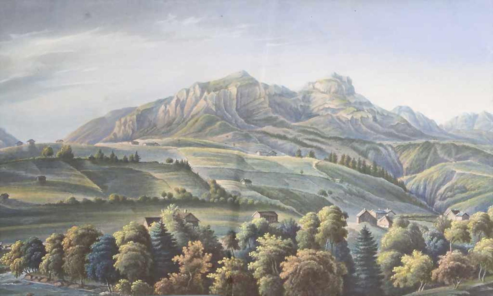 Panoramaansicht 'Appenzeller Berge' / A panoramic view 'Apenzell mountains' - Bild 3 aus 5