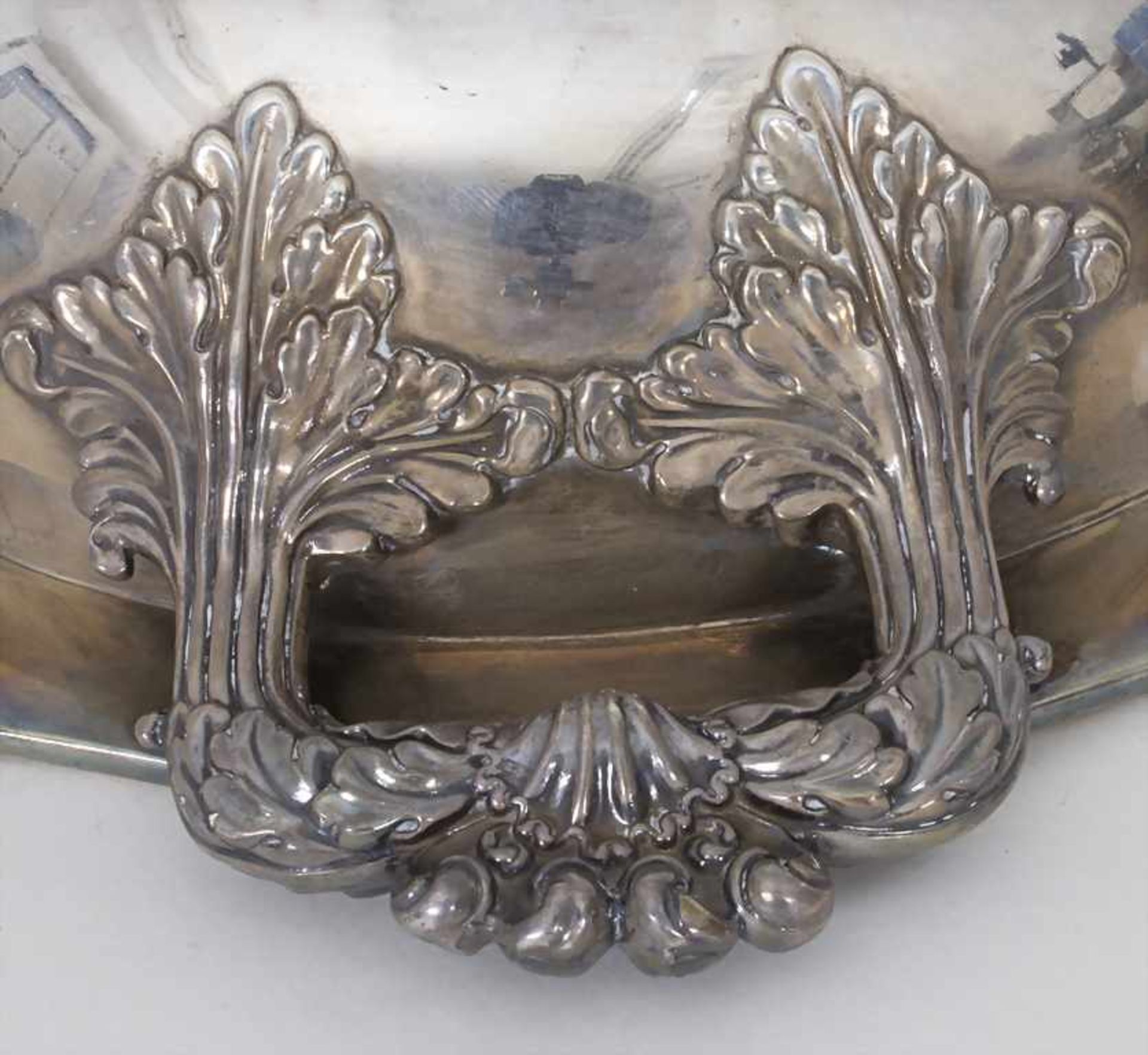 Legumier / Wöchnerinnenschüssel / A silver vegetable tureen cover, Odiot, Paris, nach 1839<b - Bild 9 aus 12