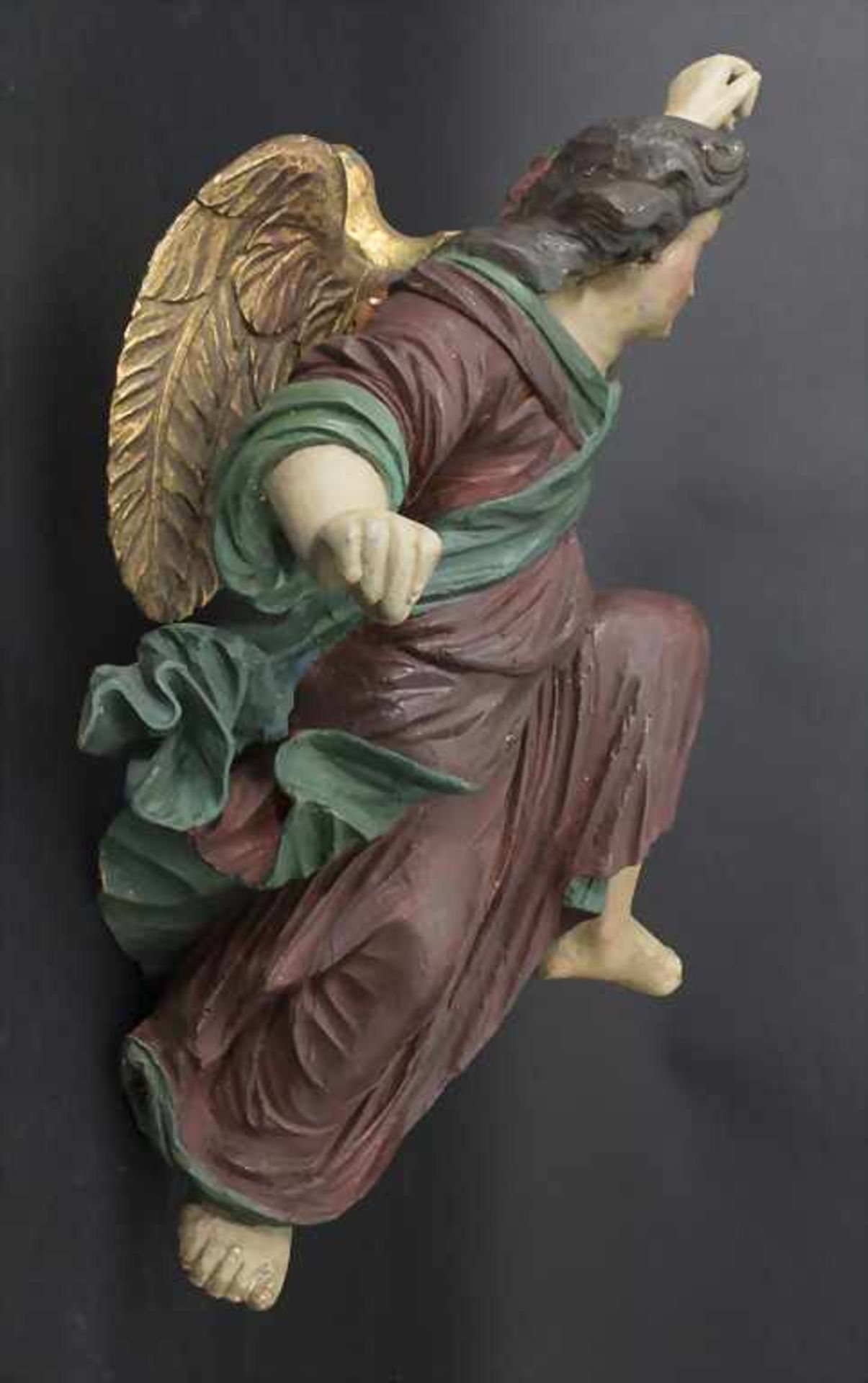 Barock-Engel / A Baroque angel, süddeutsch, 18. Jh.< - Bild 4 aus 7