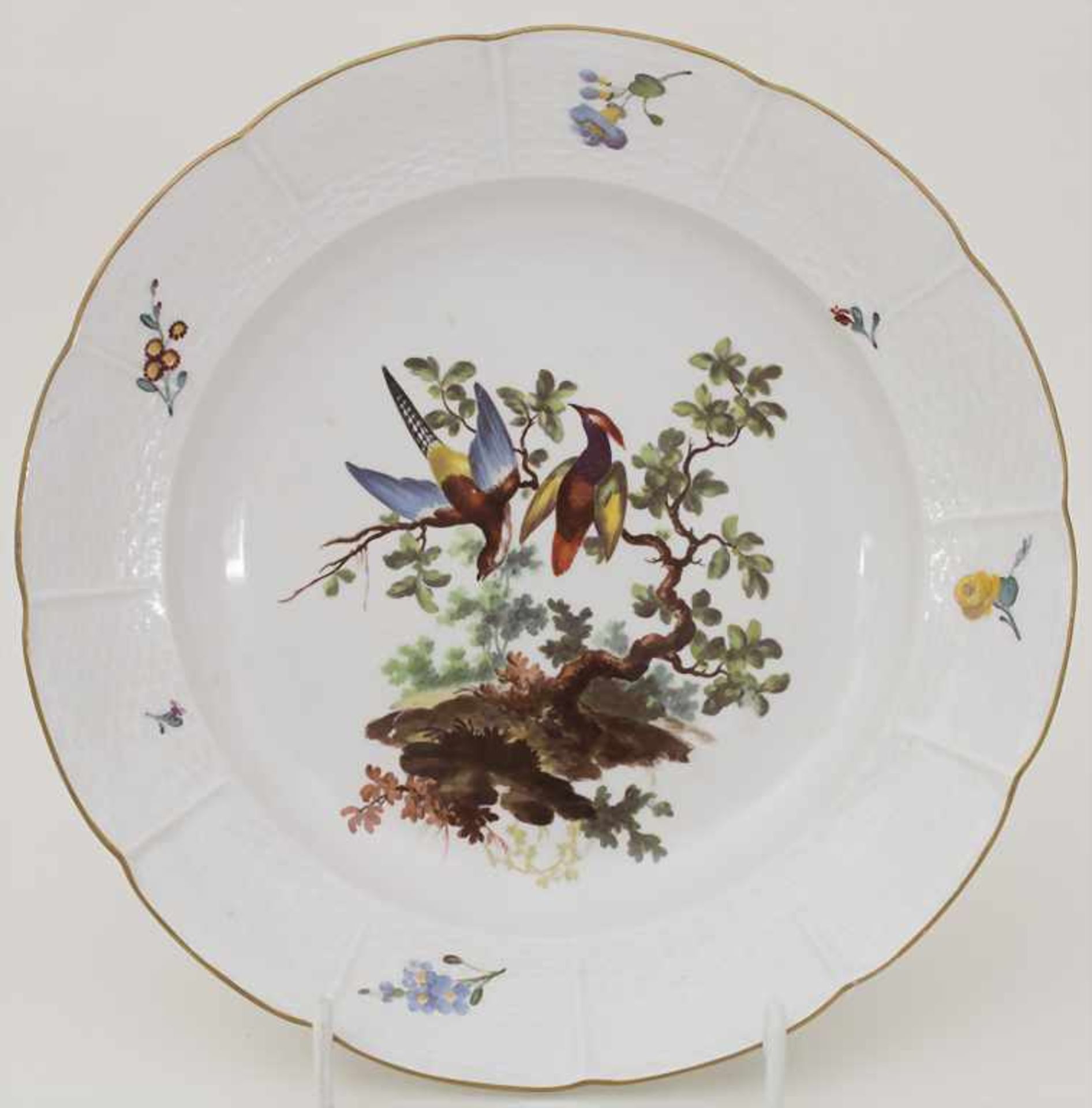 Teller / A plate, Frankenthal, Adam Bergdoll, um 1765