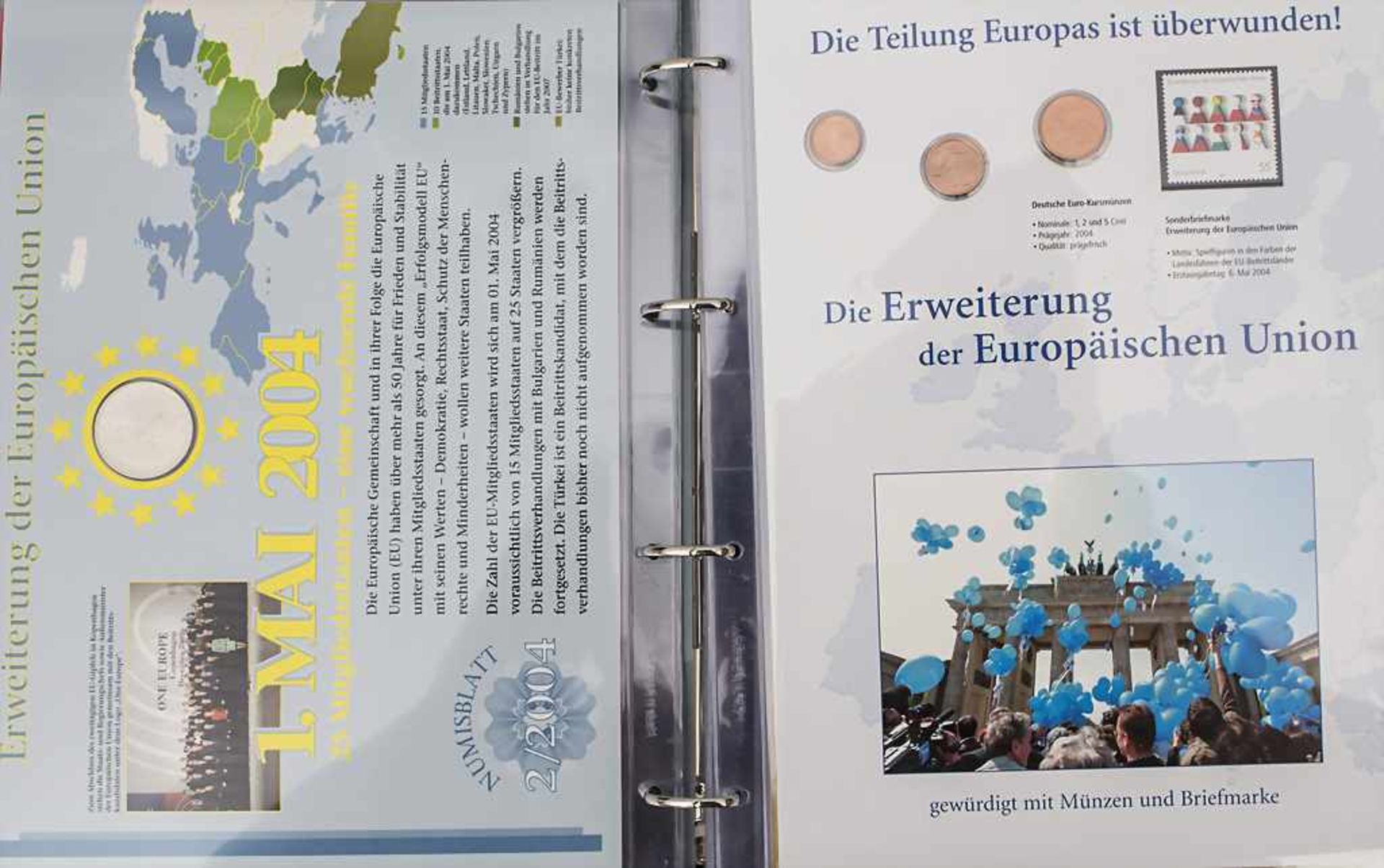 Sammlung Numisblätter Deutschland mit 10 DM und 10 € Gedenkmünzen<br - Bild 2 aus 3