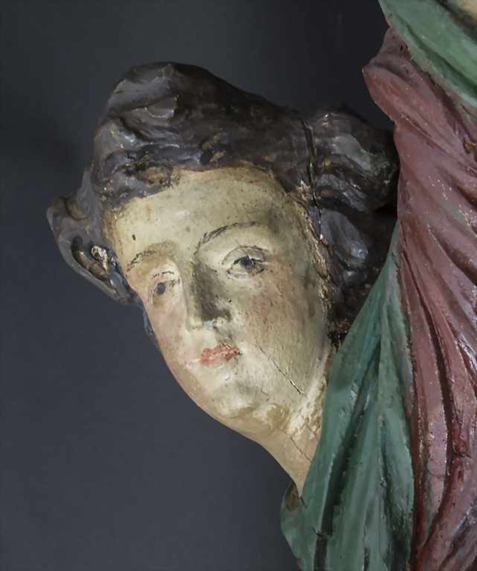 Barock-Engel / A Baroque angel, süddeutsch, 18. Jh.< - Bild 7 aus 7