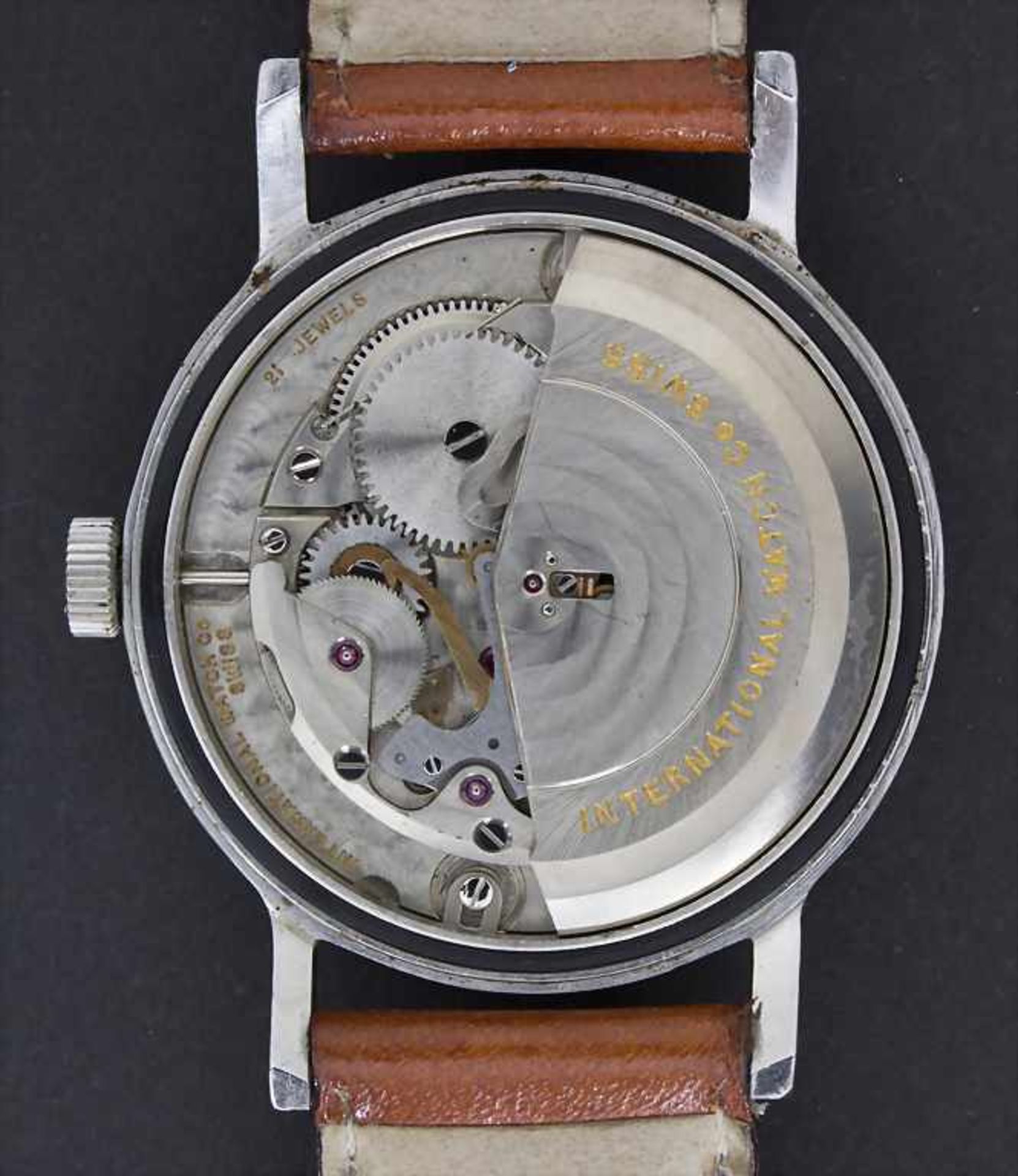 HAU IWC Automatik / A men's wrist watch, Schaffhausen, um 1960 - Bild 2 aus 7