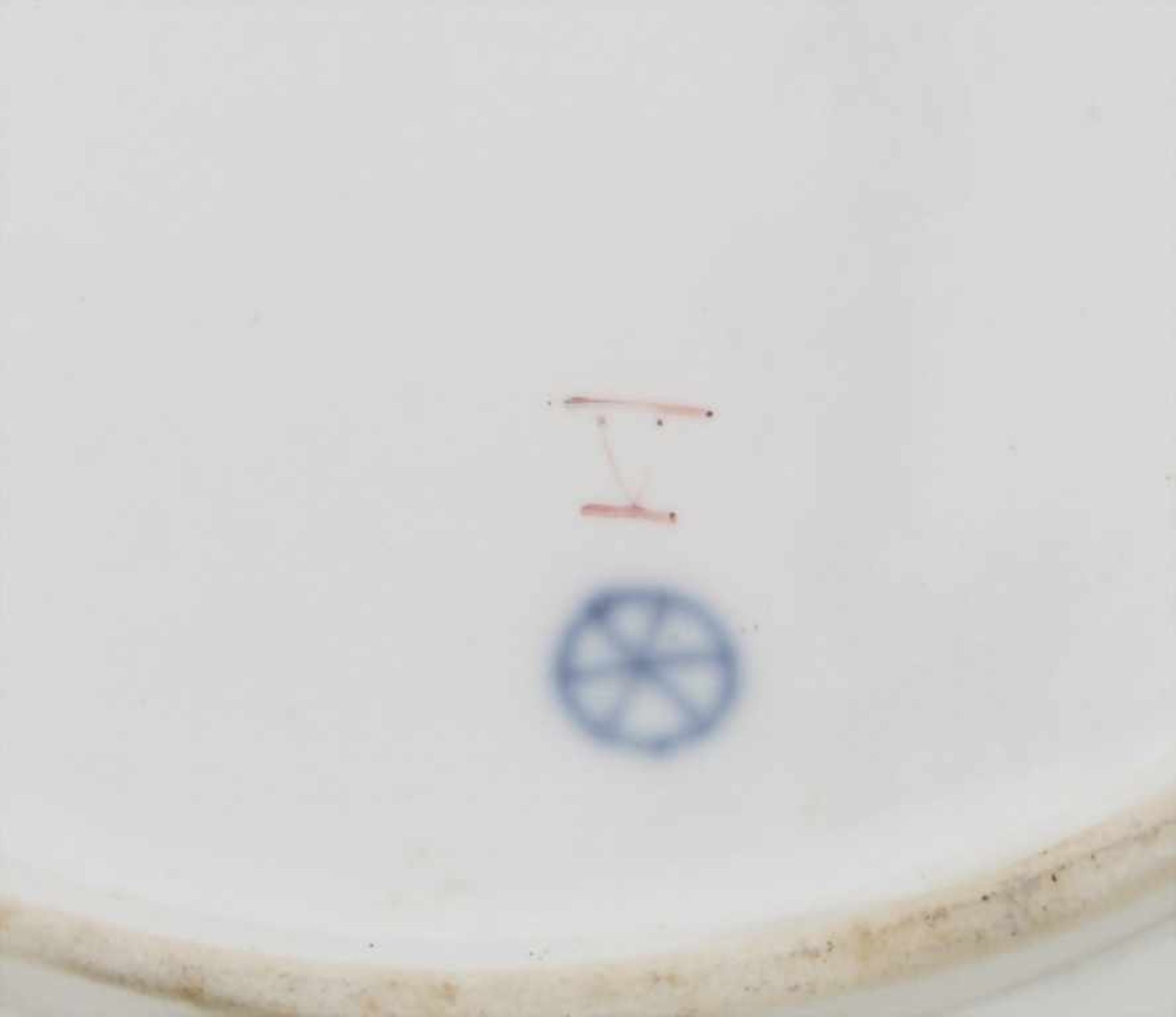 Teller / A plate, Höchst, um 1775< - Bild 7 aus 7