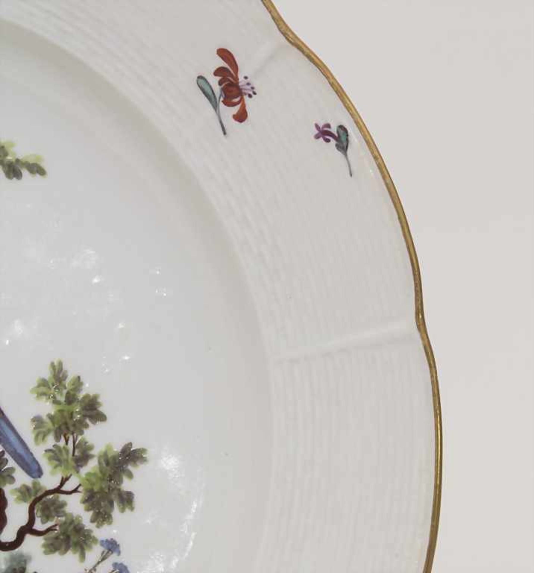 2 Teller / Two plates, Frankenthal, Adam Bergdoll, um 1768 - Image 5 of 11