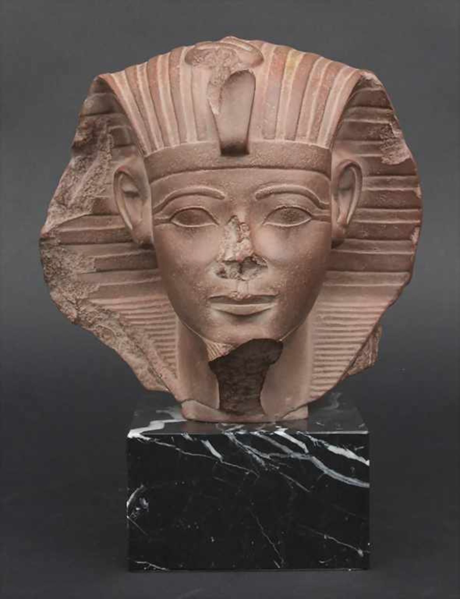 Kopf des Amenophis II / Head of King Amenhetep II, Musée du Louvre, Reproduktion, 20. Jh.<