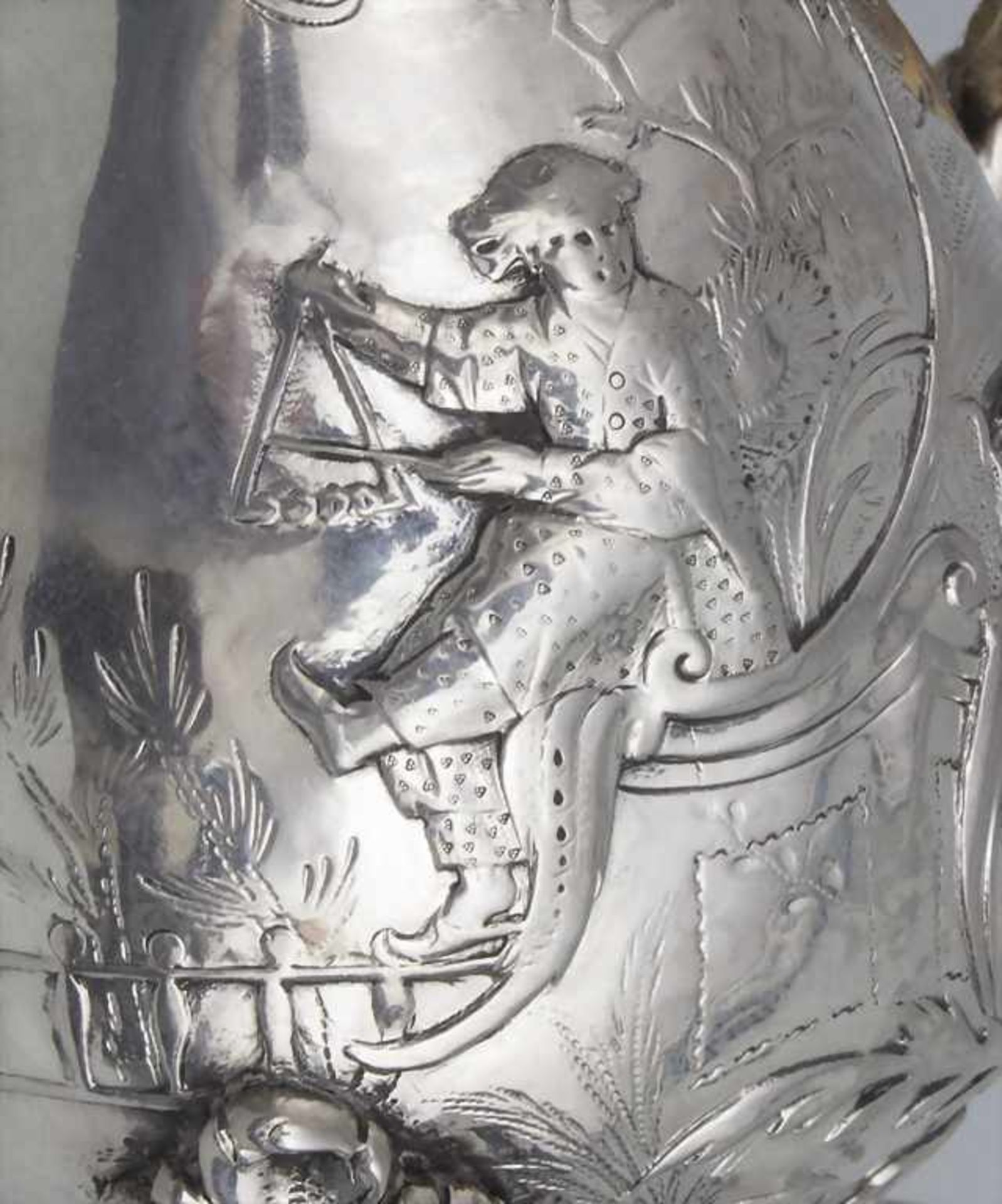 Kleiner Rokoko Krug / A small Rococo silver jug, Spanien, 18. Jh. - Bild 6 aus 10