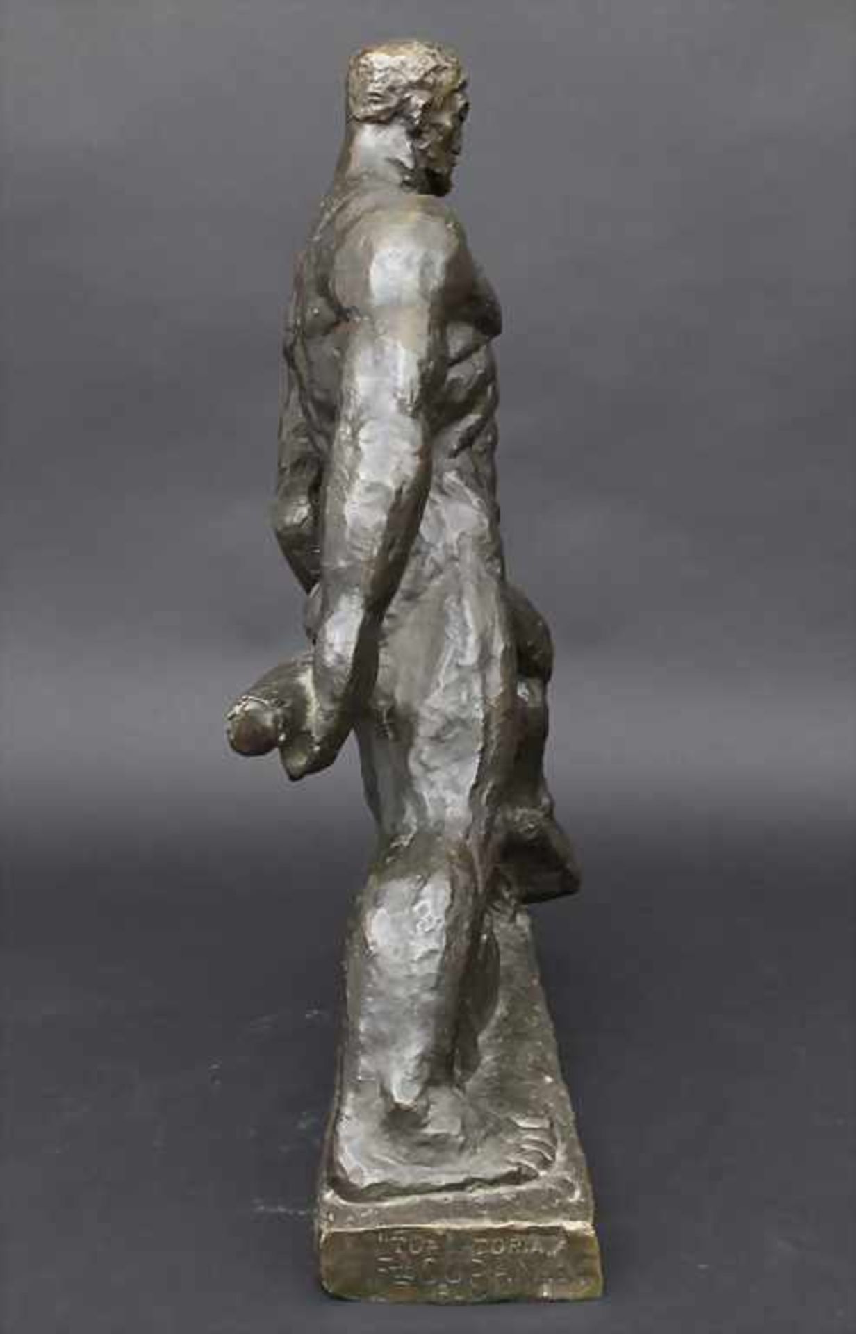 Art Dèco-Skulptur, 'Kraftakt', Pantzi J., um 1925< - Image 5 of 6