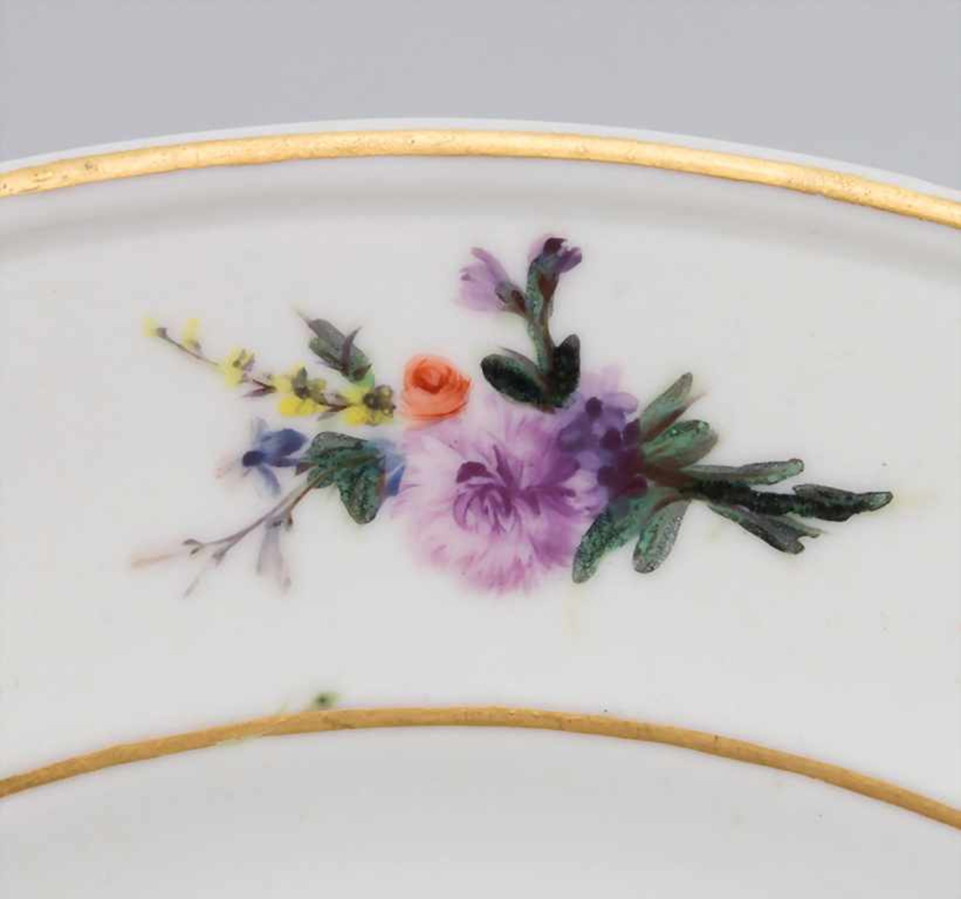 Teller / A plate, Hannong, Straßburg / Strasbourg, 1751-1754< - Bild 4 aus 7