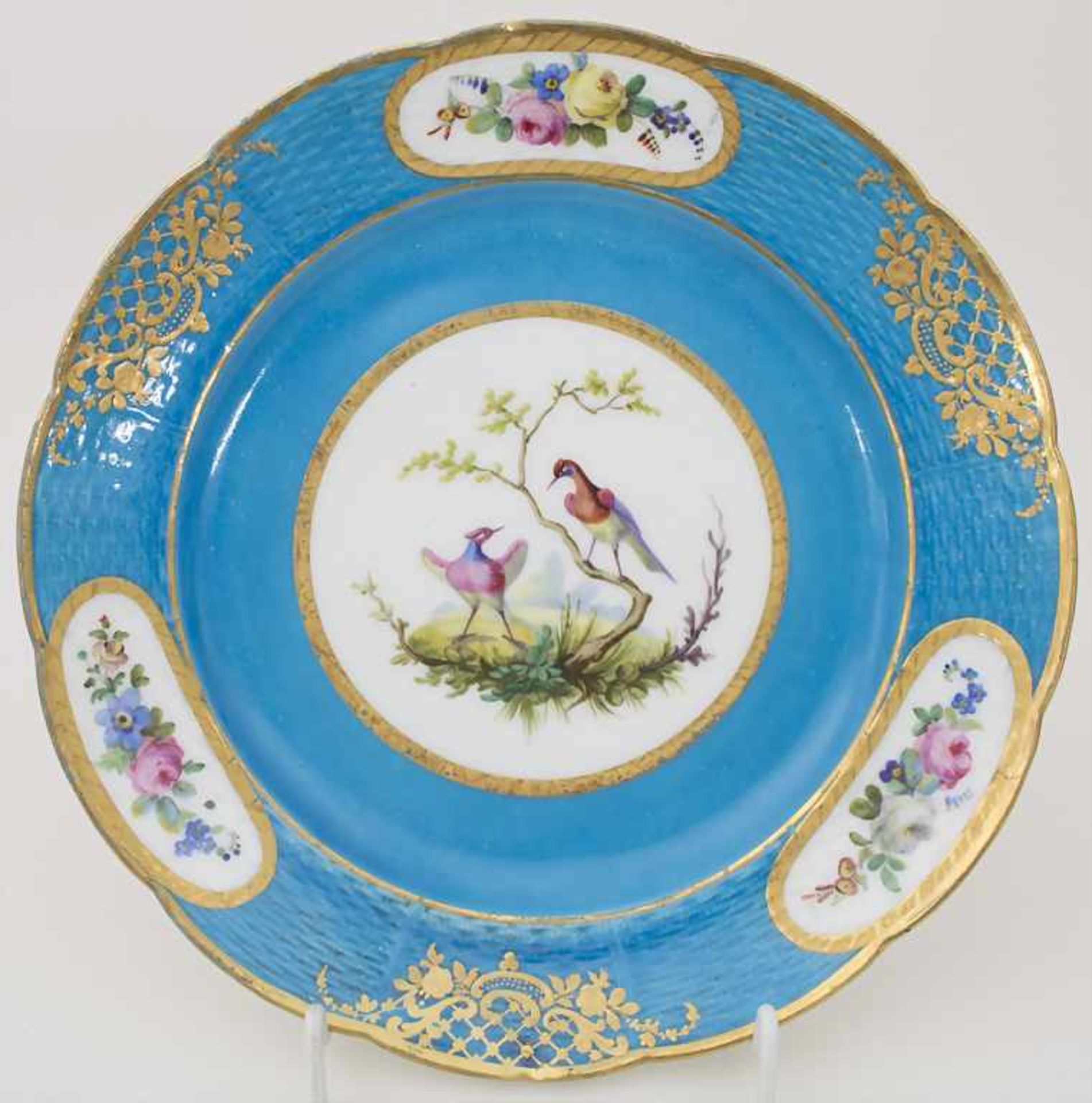Teller / A plate, Sèvres, 19. Jh.<