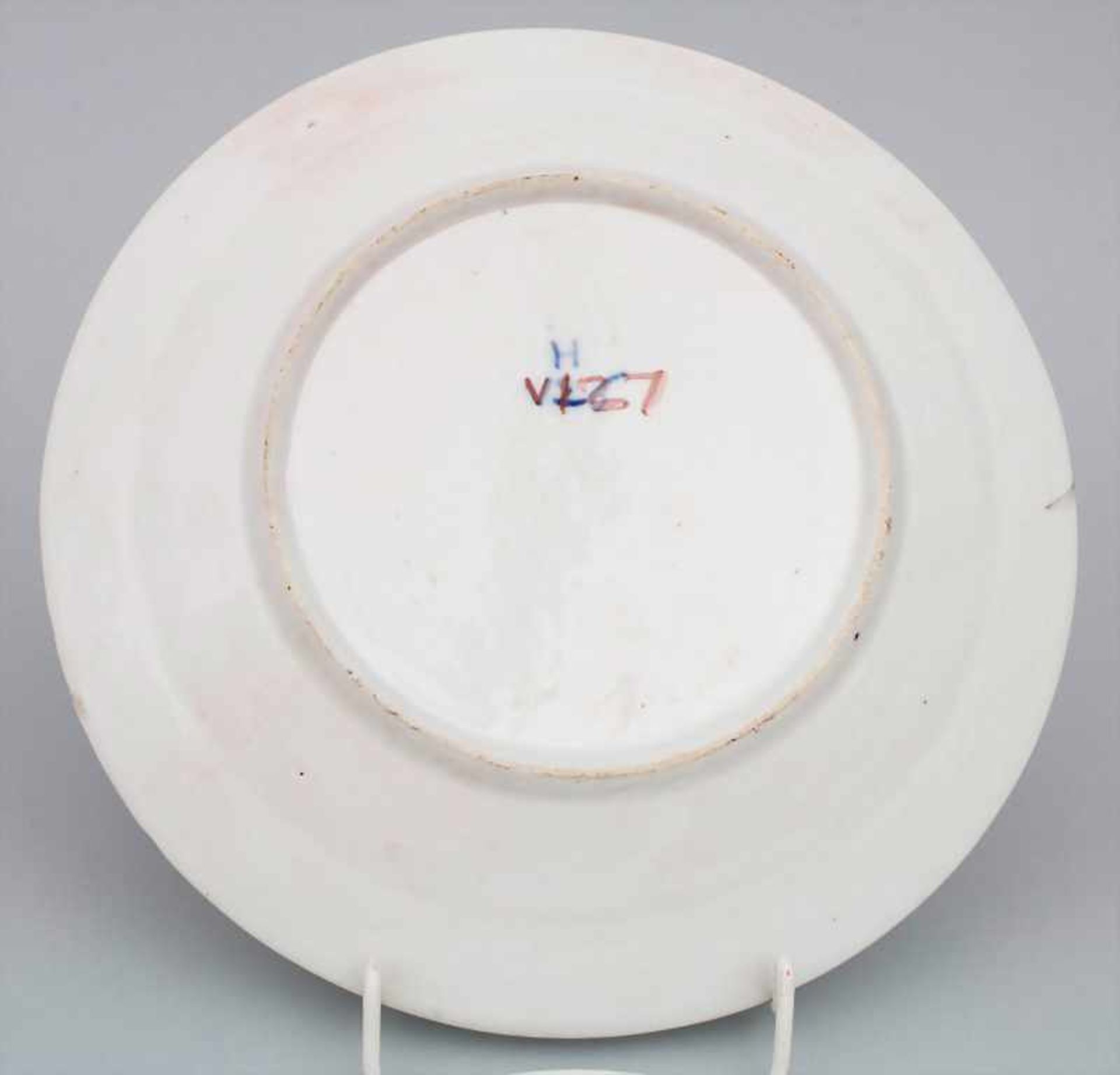 Teller / A plate, Hannong, Straßburg / Strasbourg, 1751-1754< - Bild 6 aus 7