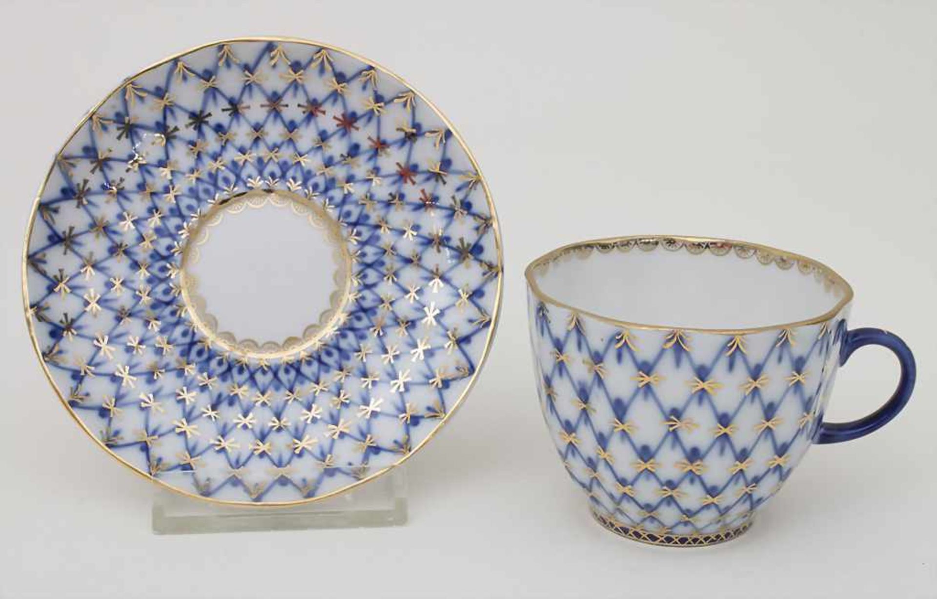 Konvolut Sammeltassen / A set of collection cups and saucers, Lomonossov, 20. Jh. - Bild 3 aus 7