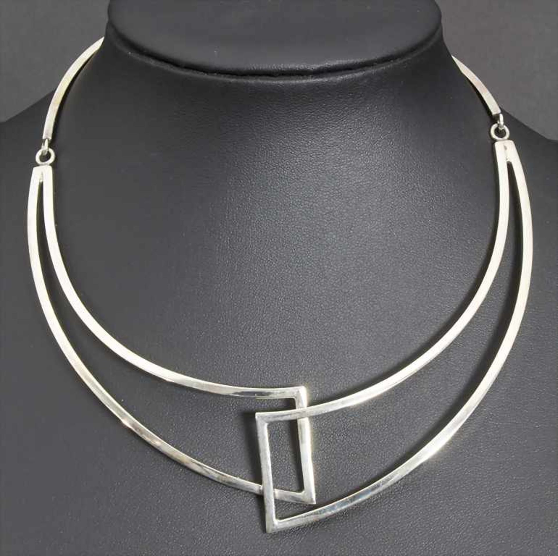 Designer Sterling Silber Collier / A designer sterling silver necklace, wohl Chambers & Beau,