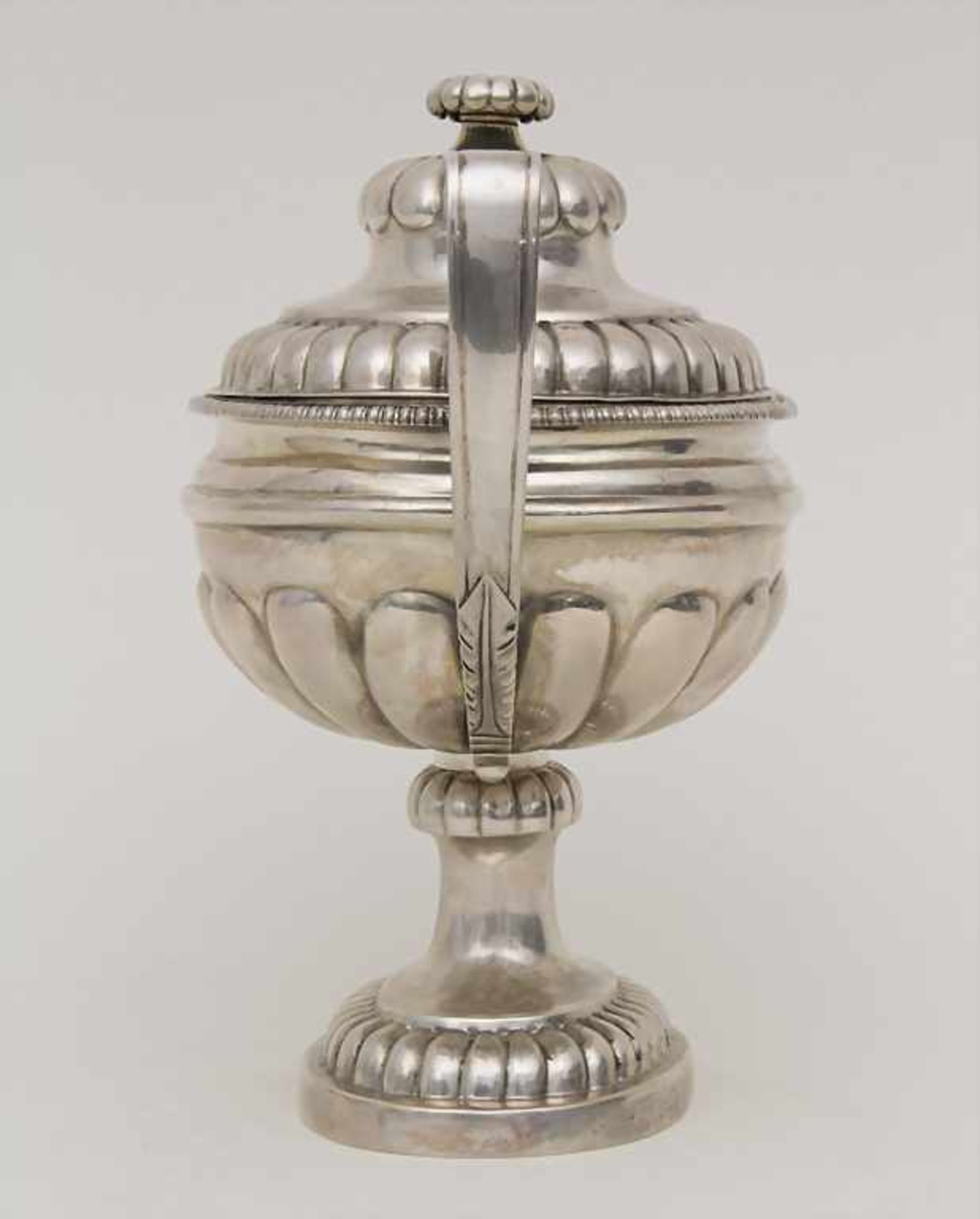 Louis-Seize Zuckerdose / A silver sugar bowl, Gottfried Erhard Dehio, Tallinn / Reval, nach - Bild 2 aus 7