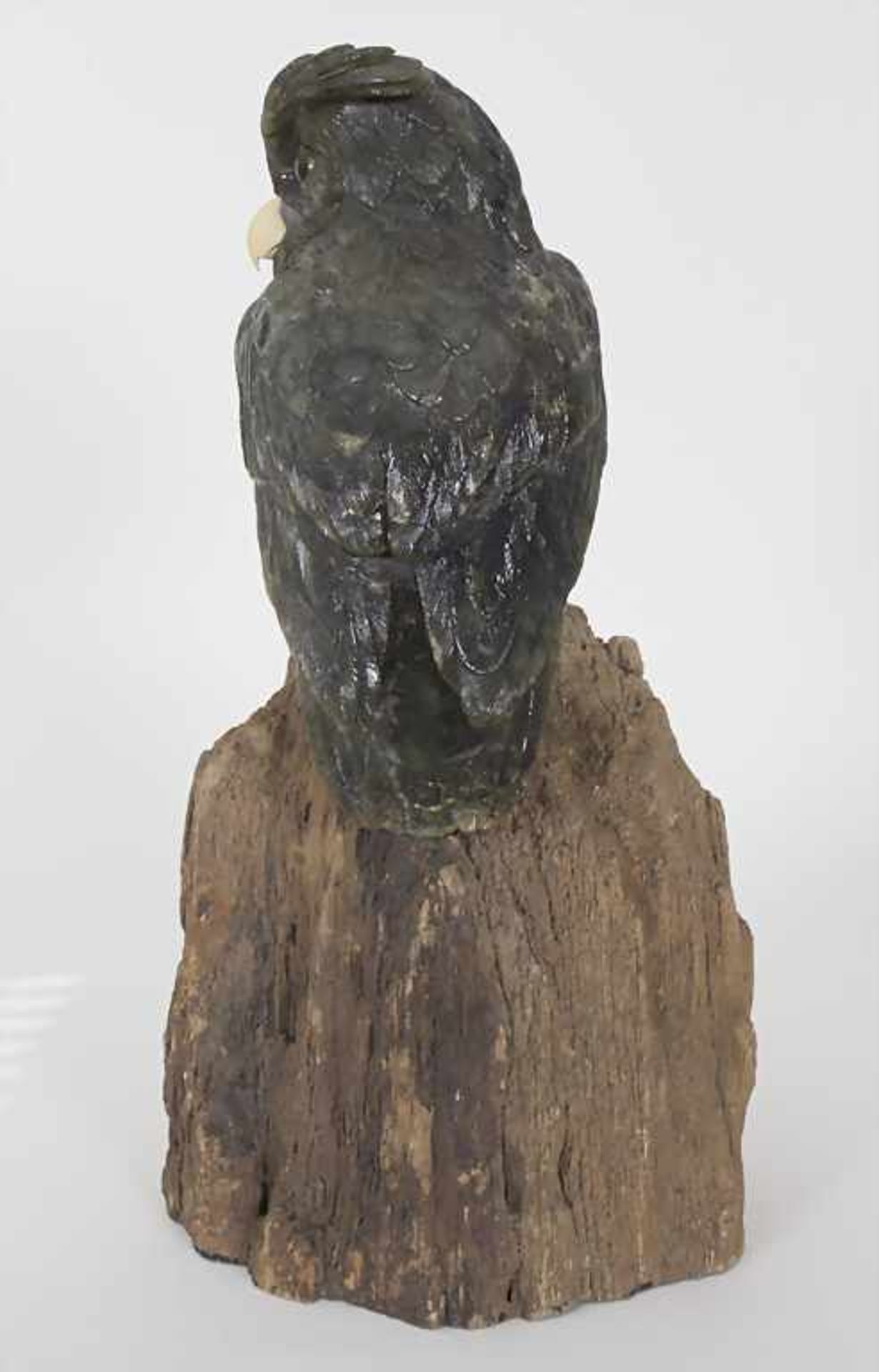 Steinkauz / A little owl, Atelier Reiner Stein. Veitsrodt, Idar-Oberstein. 20. Jh. - Image 4 of 5