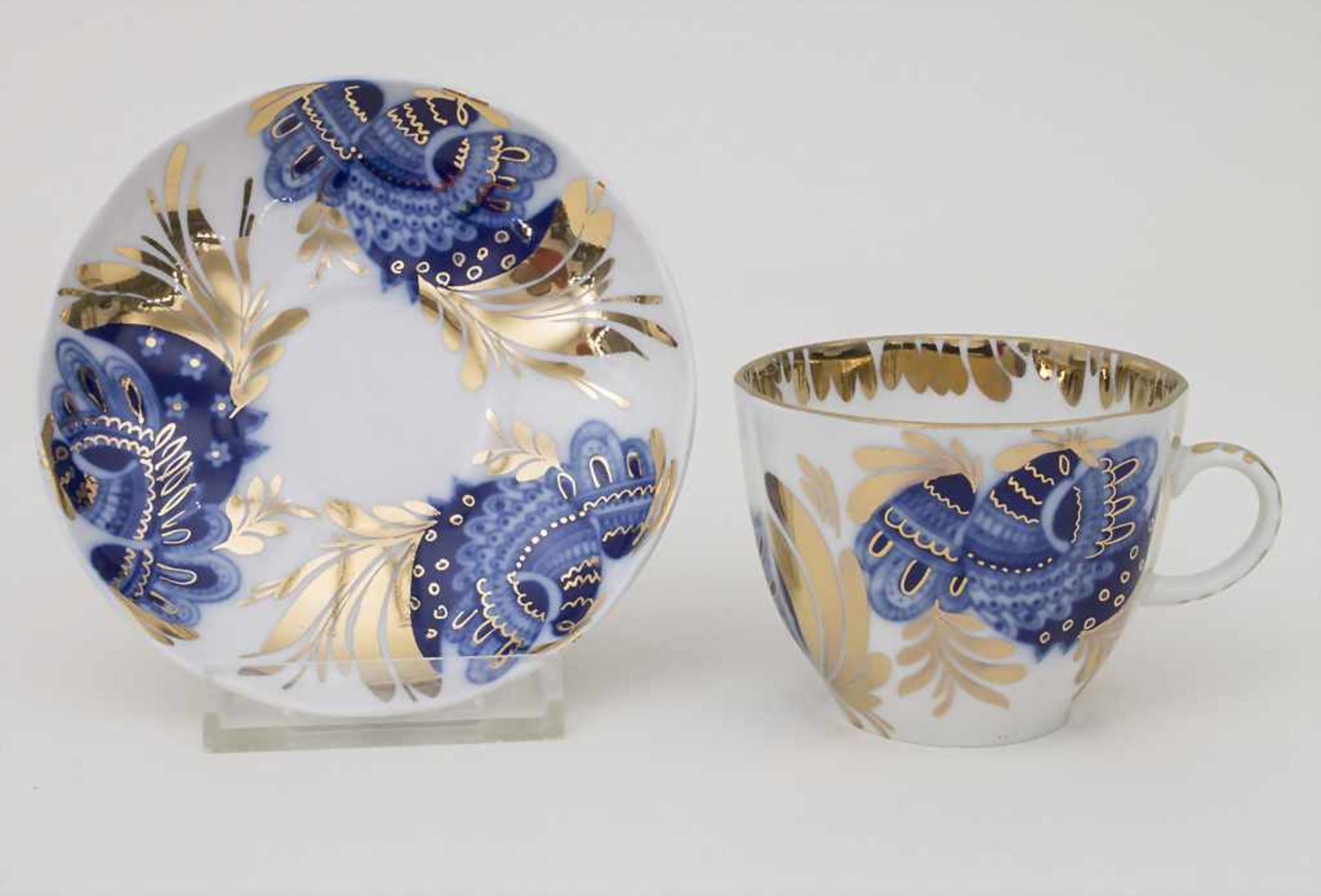 Konvolut Sammeltassen / A set of collection cups and saucers, Lomonossov, 20. Jh. - Image 6 of 7