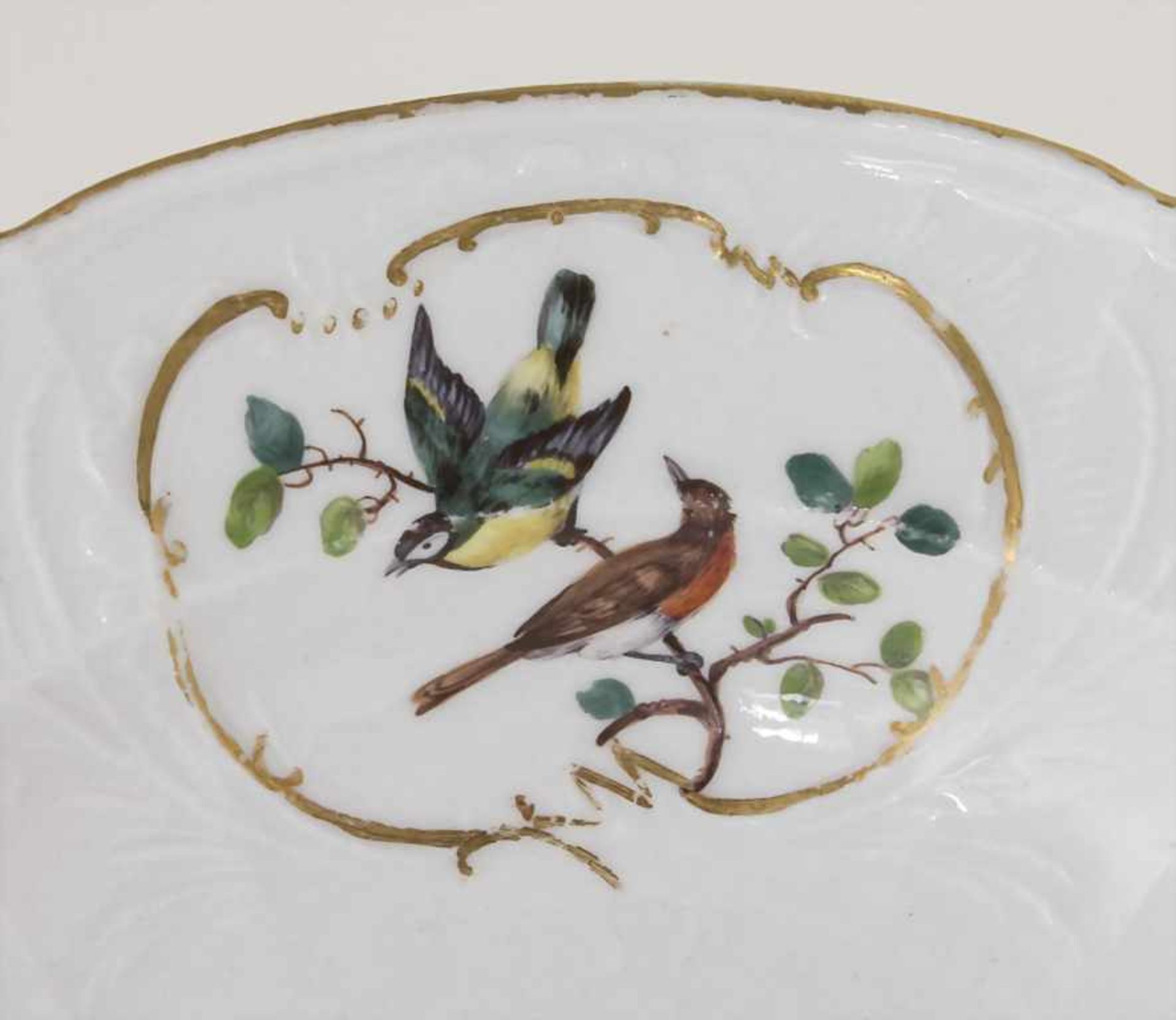 Barock Teller / A Baroque plate, Meissen, 1740-1750 - Bild 3 aus 7