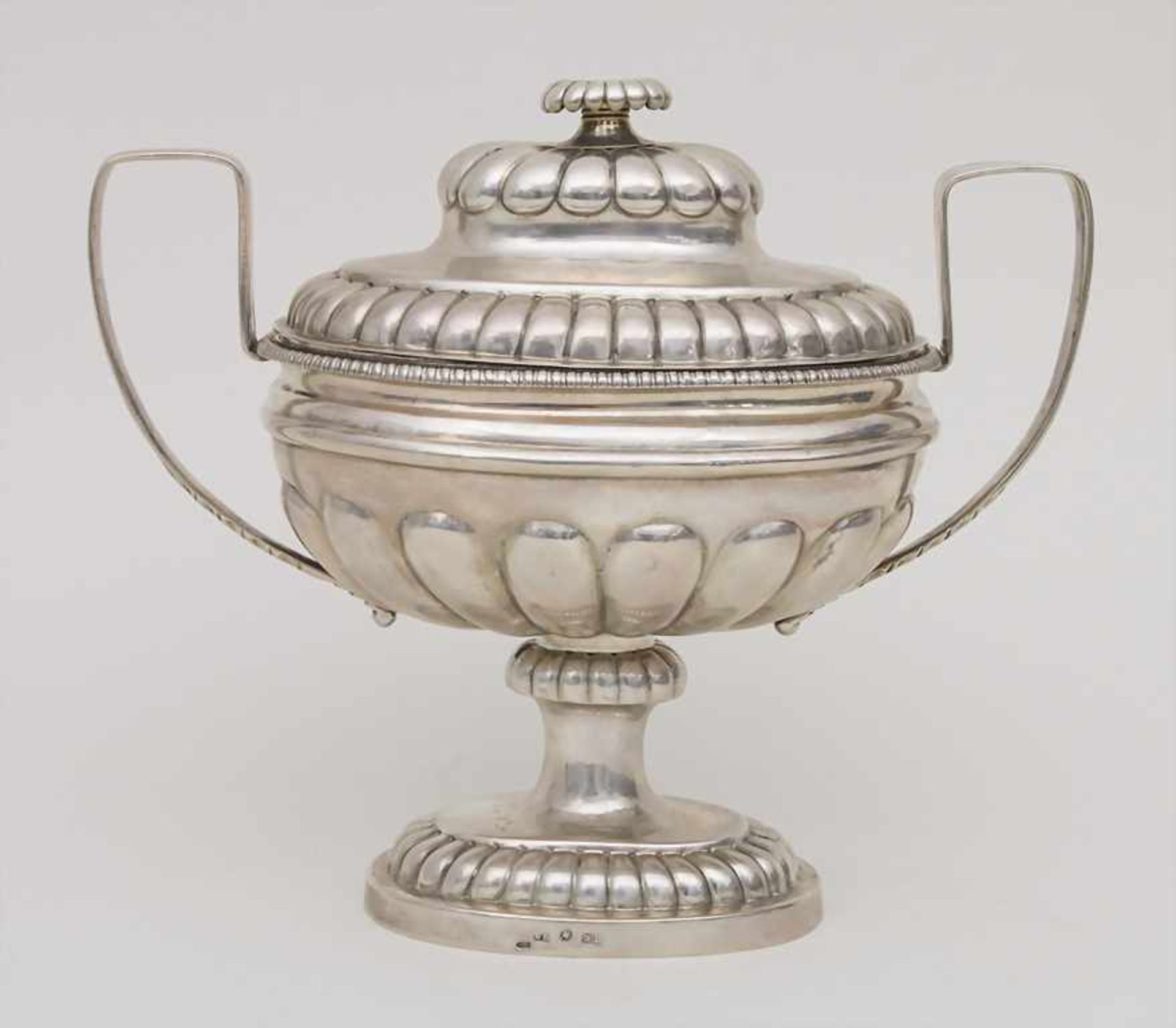 Louis-Seize Zuckerdose / A silver sugar bowl, Gottfried Erhard Dehio, Tallinn / Reval, nach