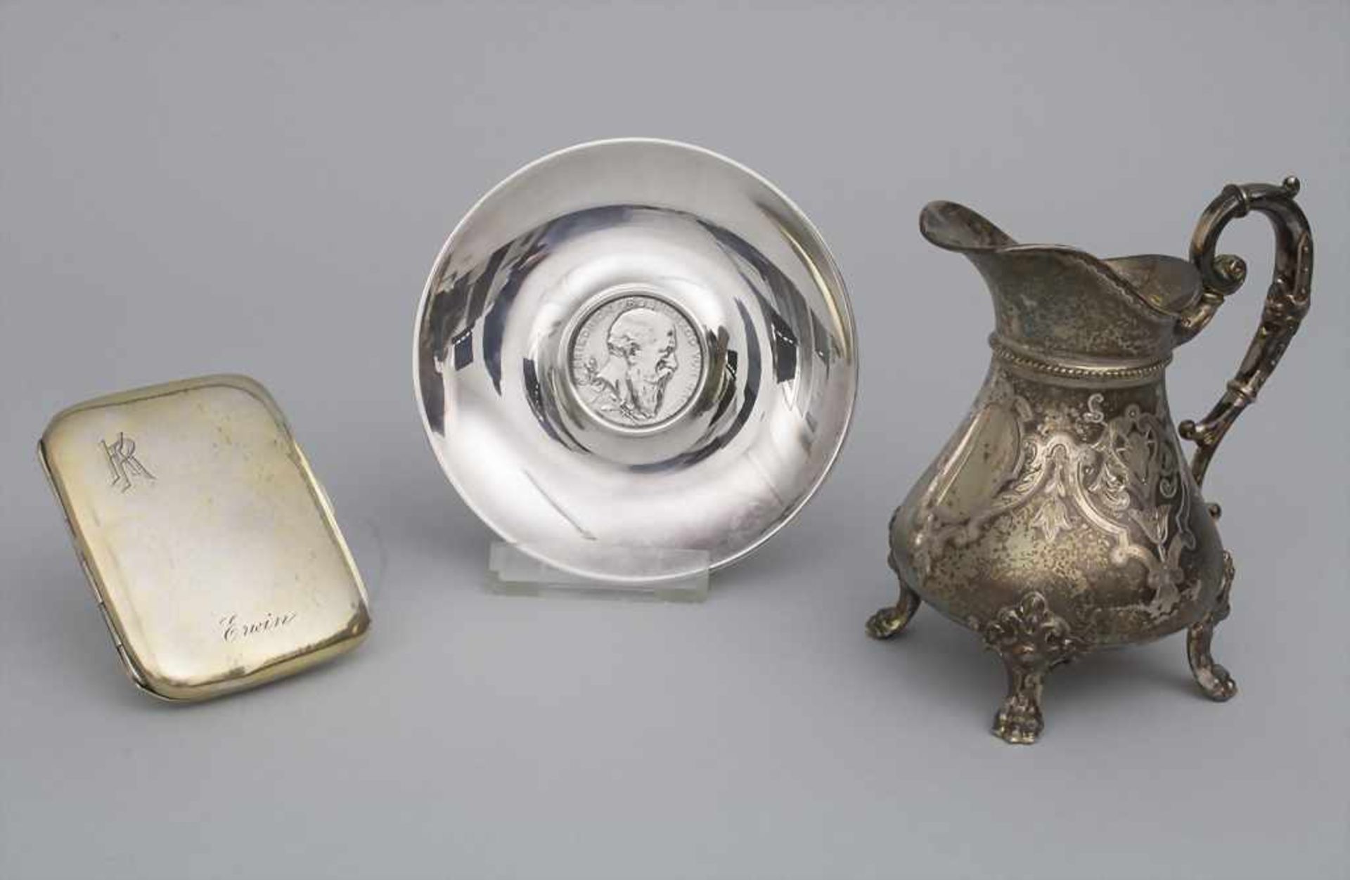 Konvolut 3 Silberteile / A set of 3 silver items, deutsch, um 1910