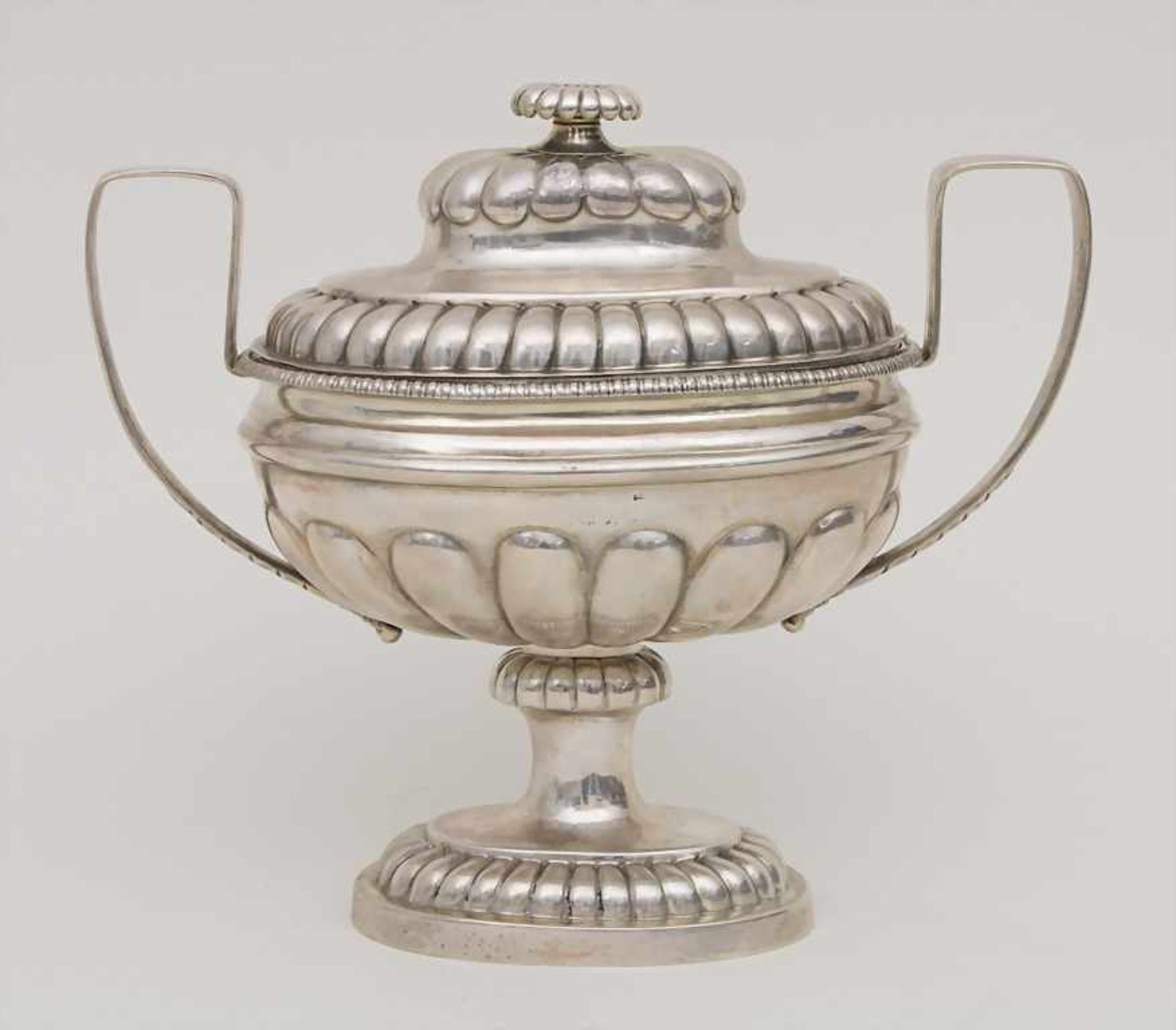 Louis-Seize Zuckerdose / A silver sugar bowl, Gottfried Erhard Dehio, Tallinn / Reval, nach - Bild 3 aus 7