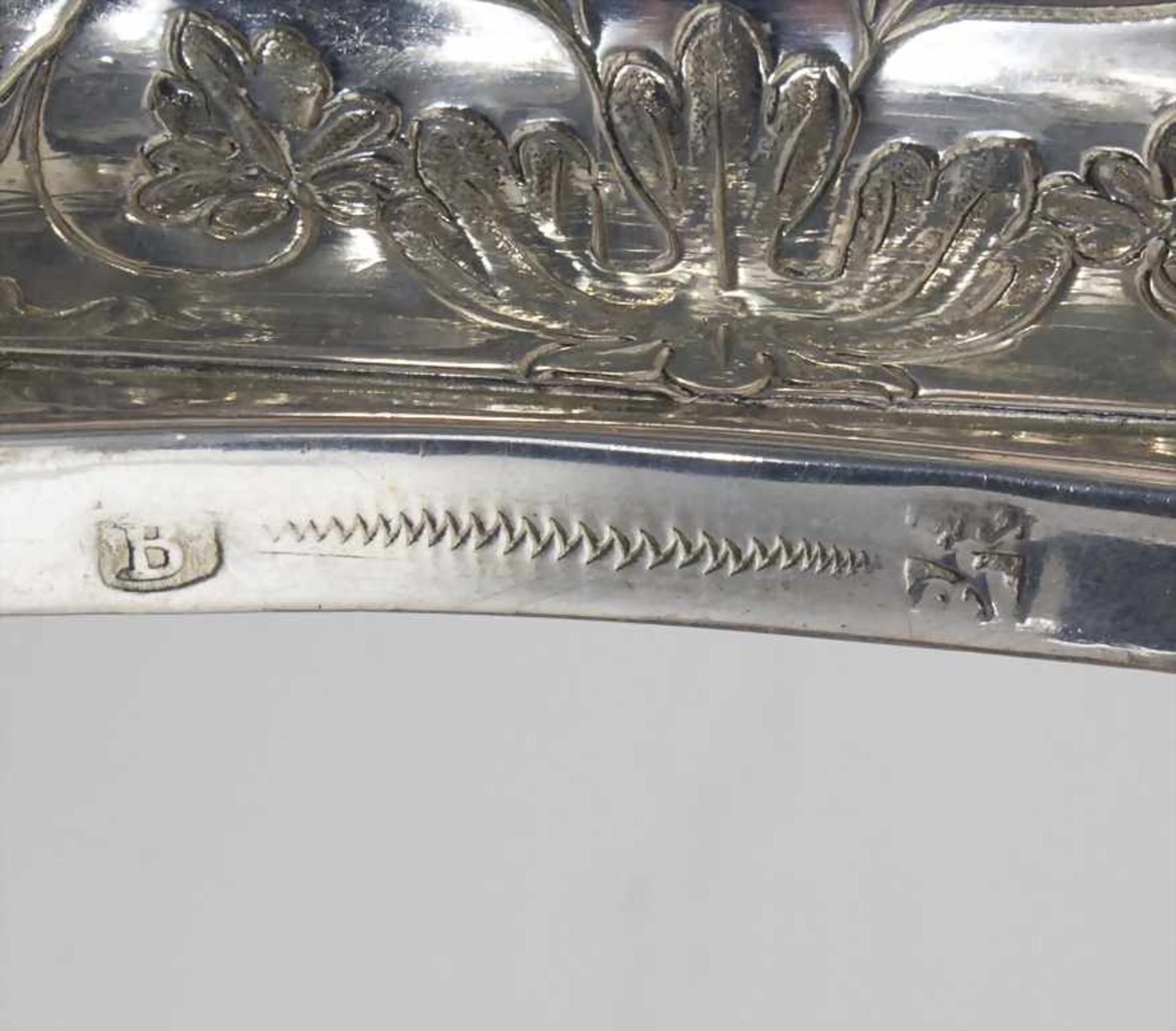 Empire Kerzenleuchter / An Empire silver candlestick, Weissenfels, um 1820 - Bild 8 aus 8